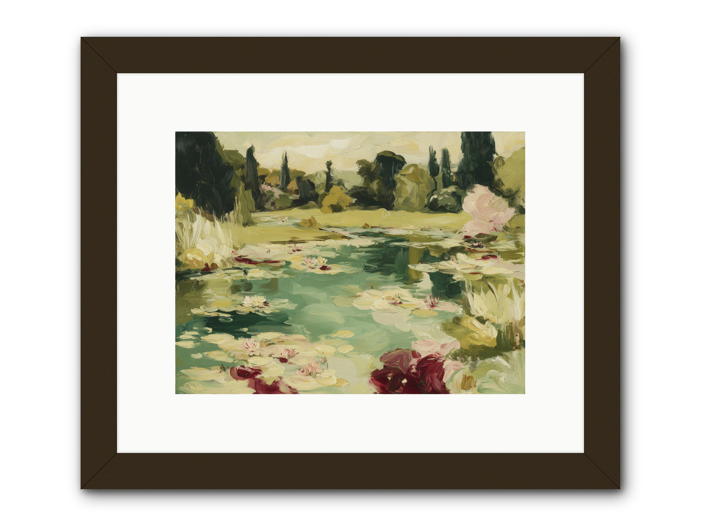 Reveries at Sunrise -- Framed Print - Black 12x9