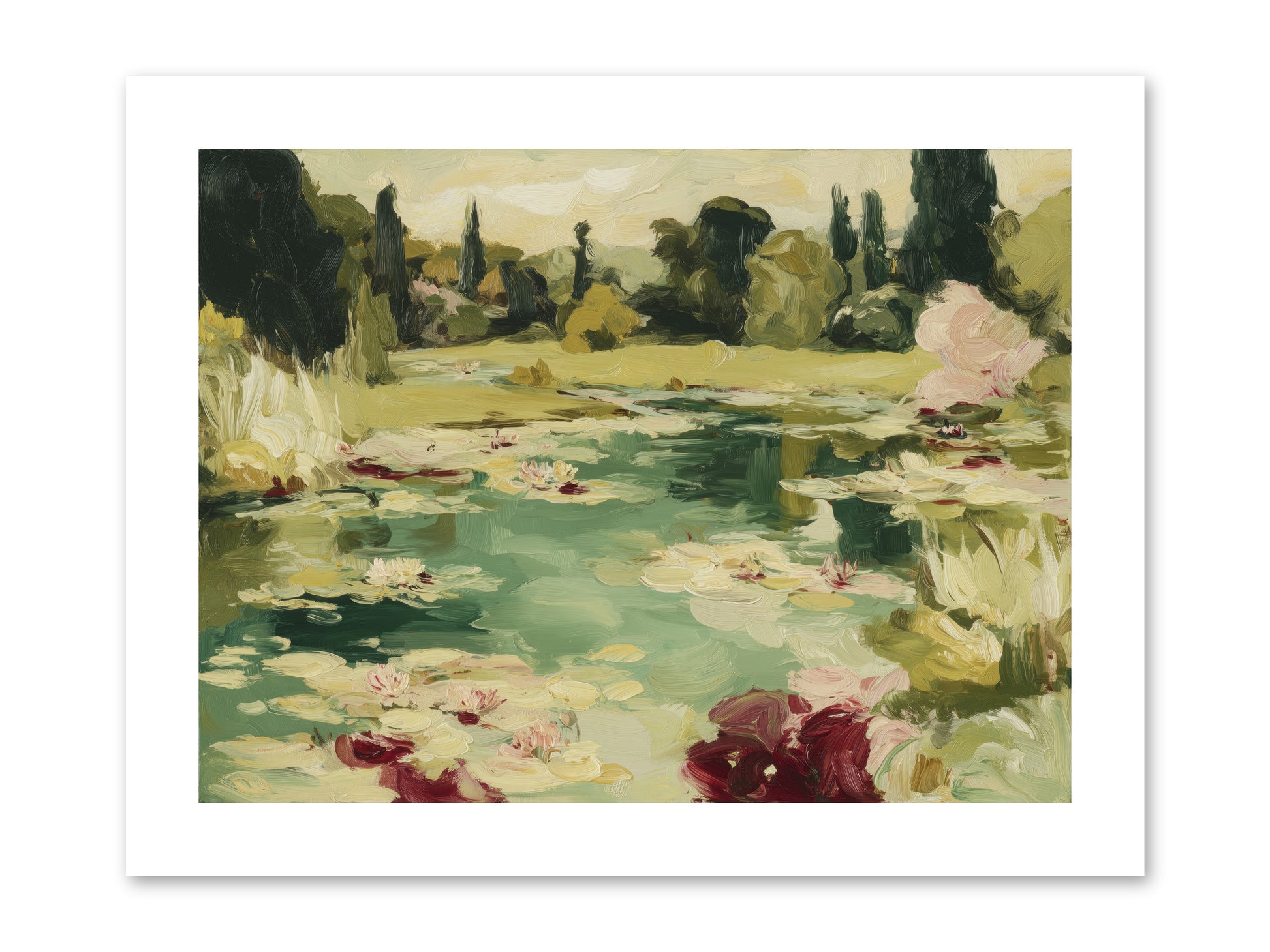 Reveries at Sunrise -- Paper Print 12x9