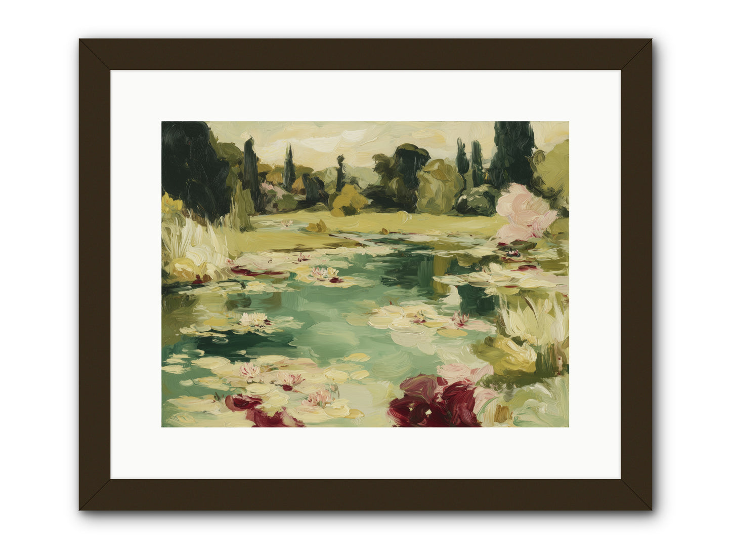 Reveries at Sunrise -- Framed Print - Black 16x12