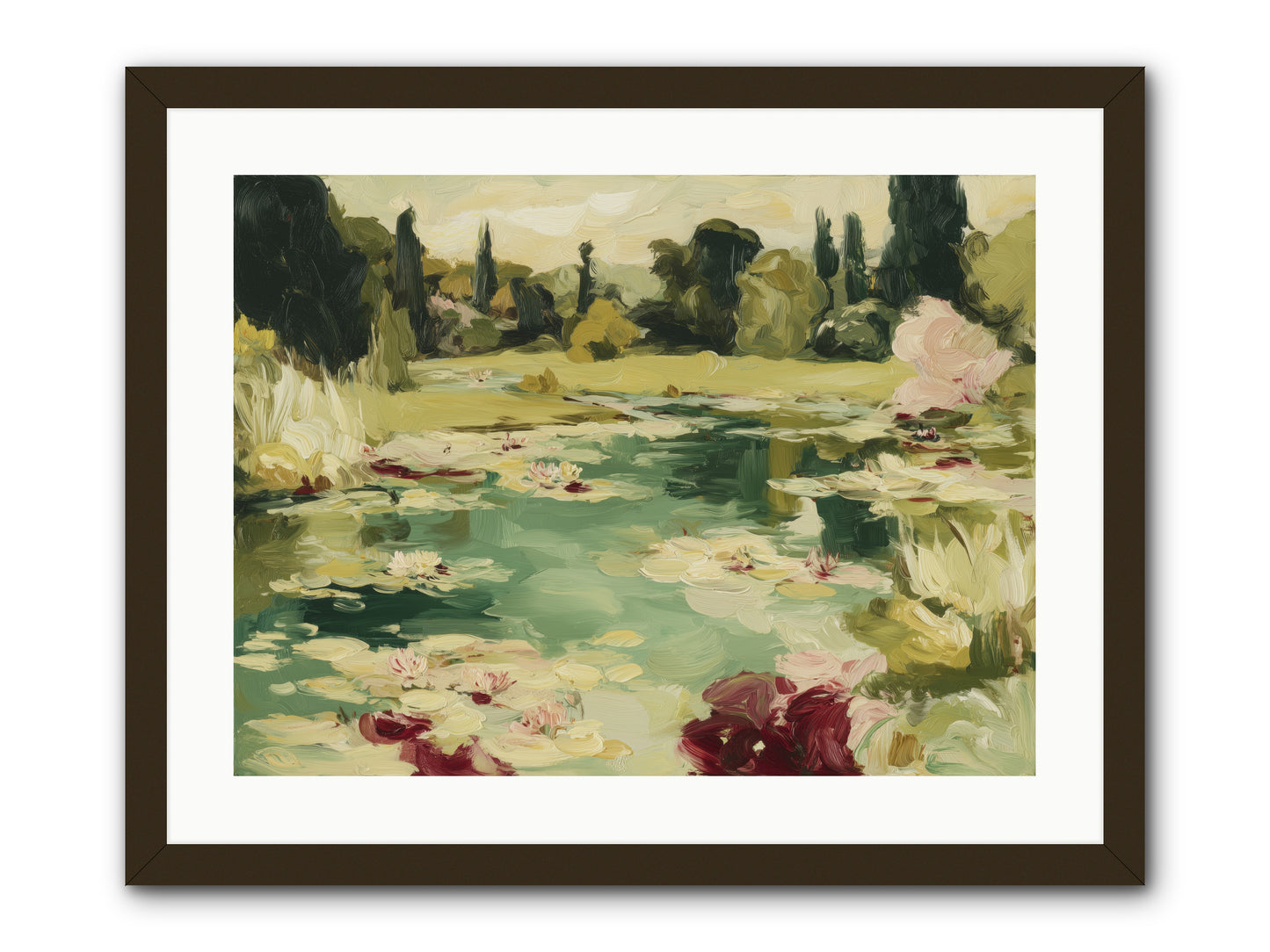 Reveries at Sunrise -- Framed Print - Black 24x18