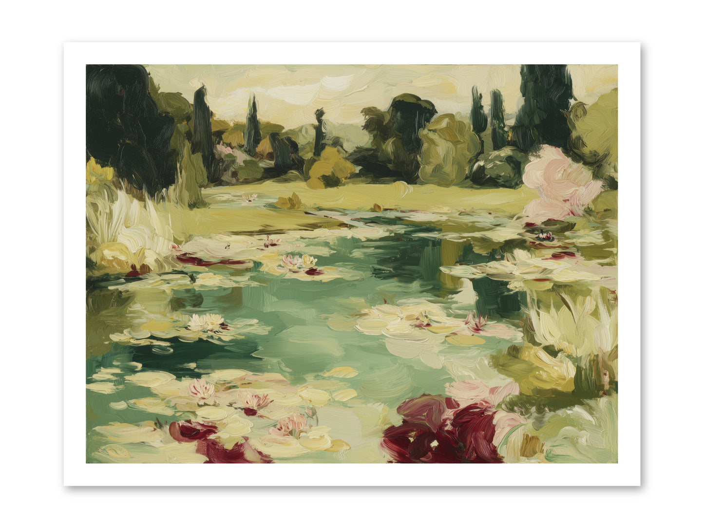 Reveries at Sunrise -- Loose Canvas Print 24x18