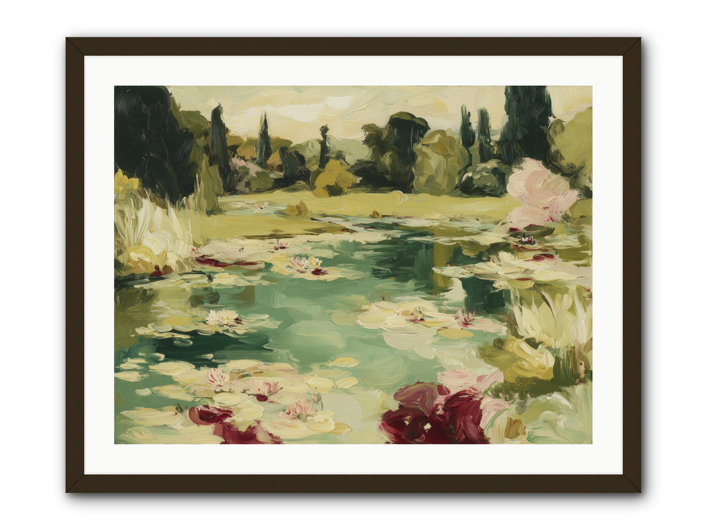 Reveries at Sunrise -- Framed Print - Black 32x24