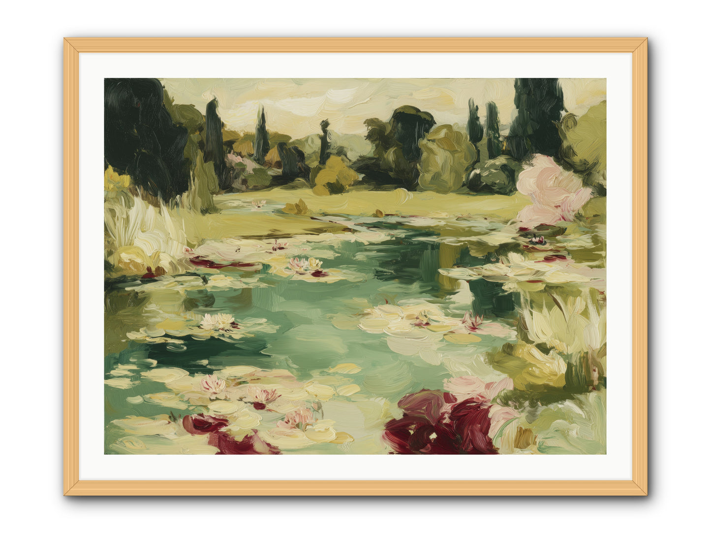 Reveries at Sunrise -- Framed Print - Natural 40x30