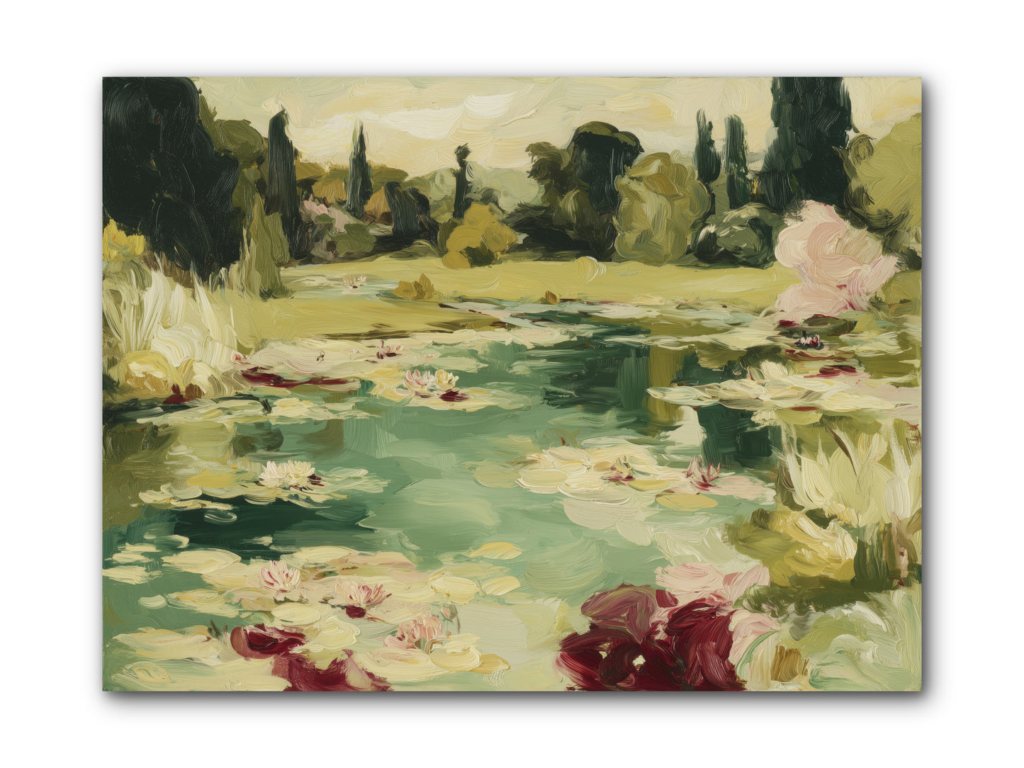 Reveries at Sunrise -- Wrapped Canvas 12x9