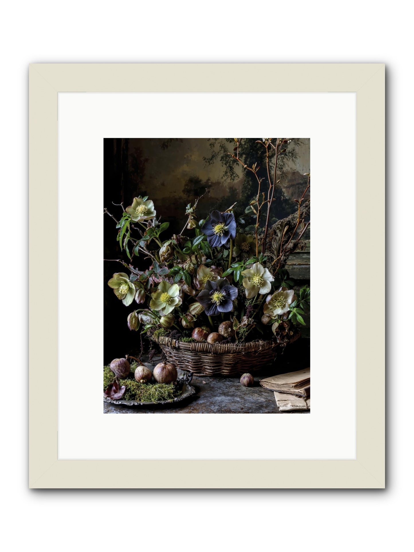 Rhapsody -- Framed Print - White 9x12