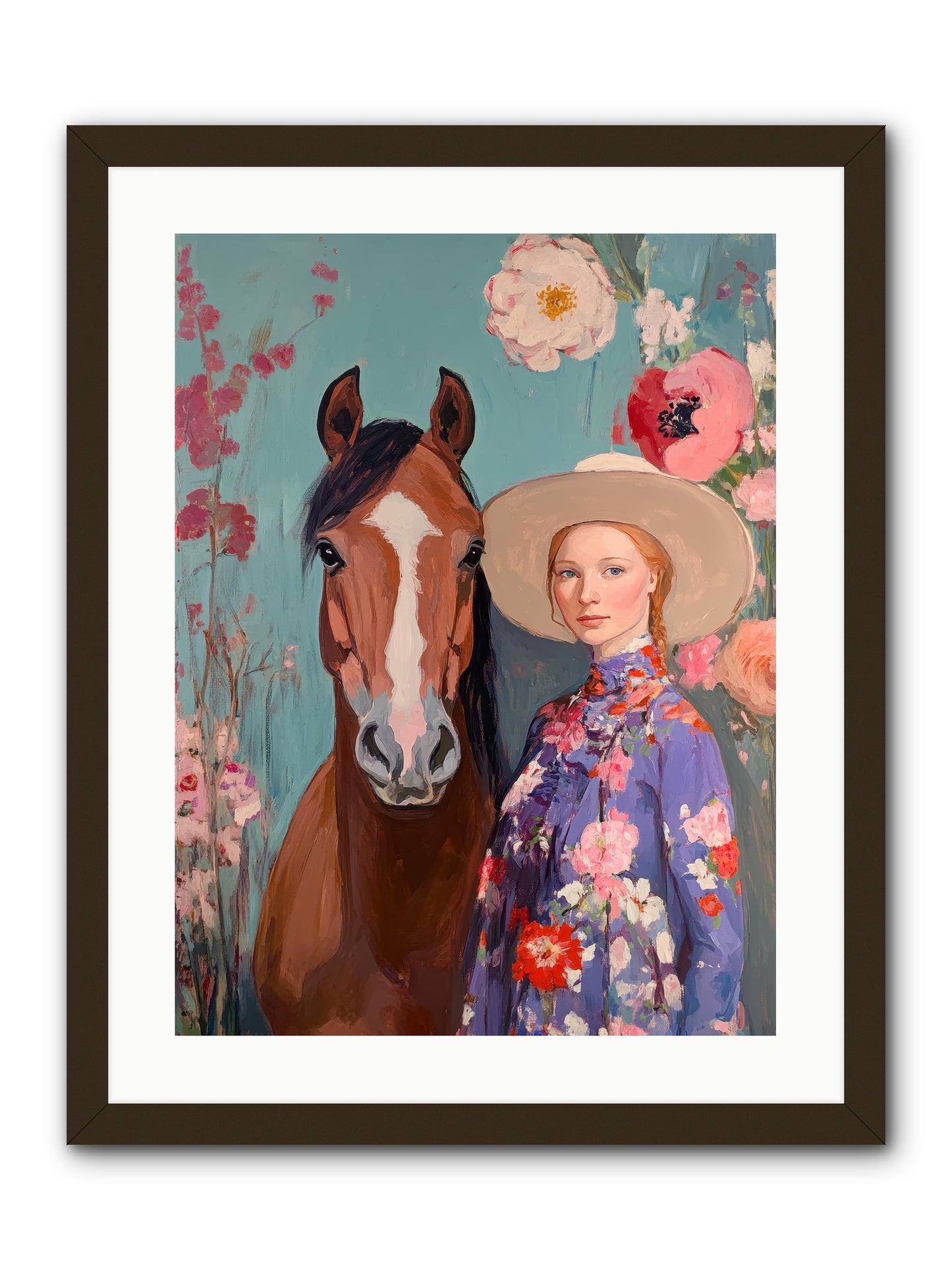 Rhinestone Rebel -- Framed Print - Black 18x24