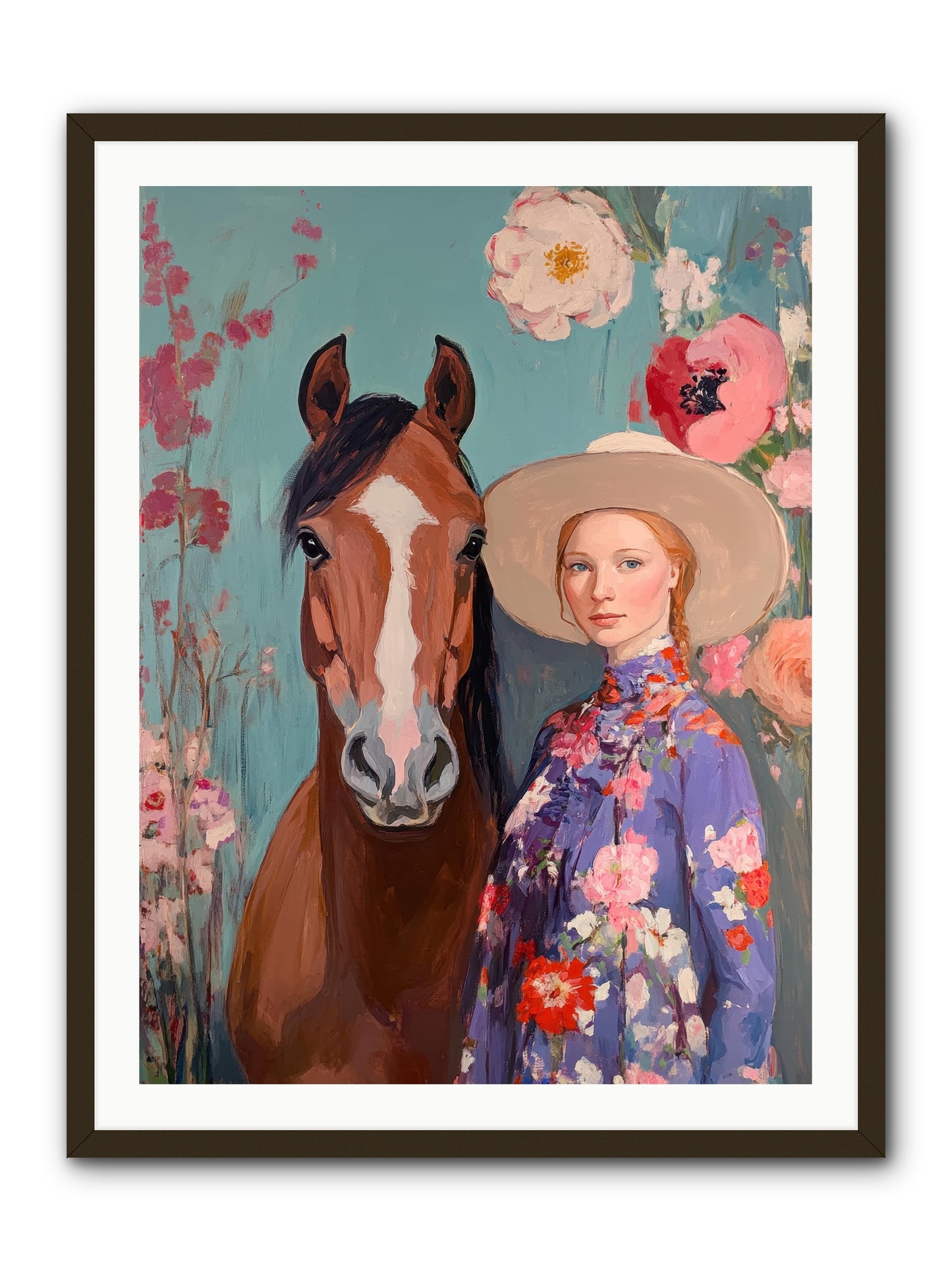 Rhinestone Rebel -- Framed Print - Black 30x40