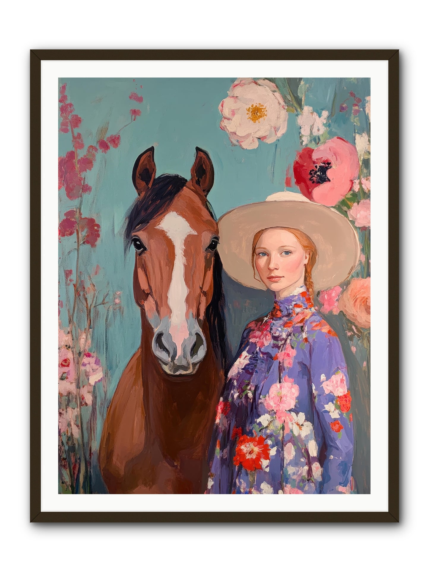 Rhinestone Rebel -- Framed Print - Black 36x48