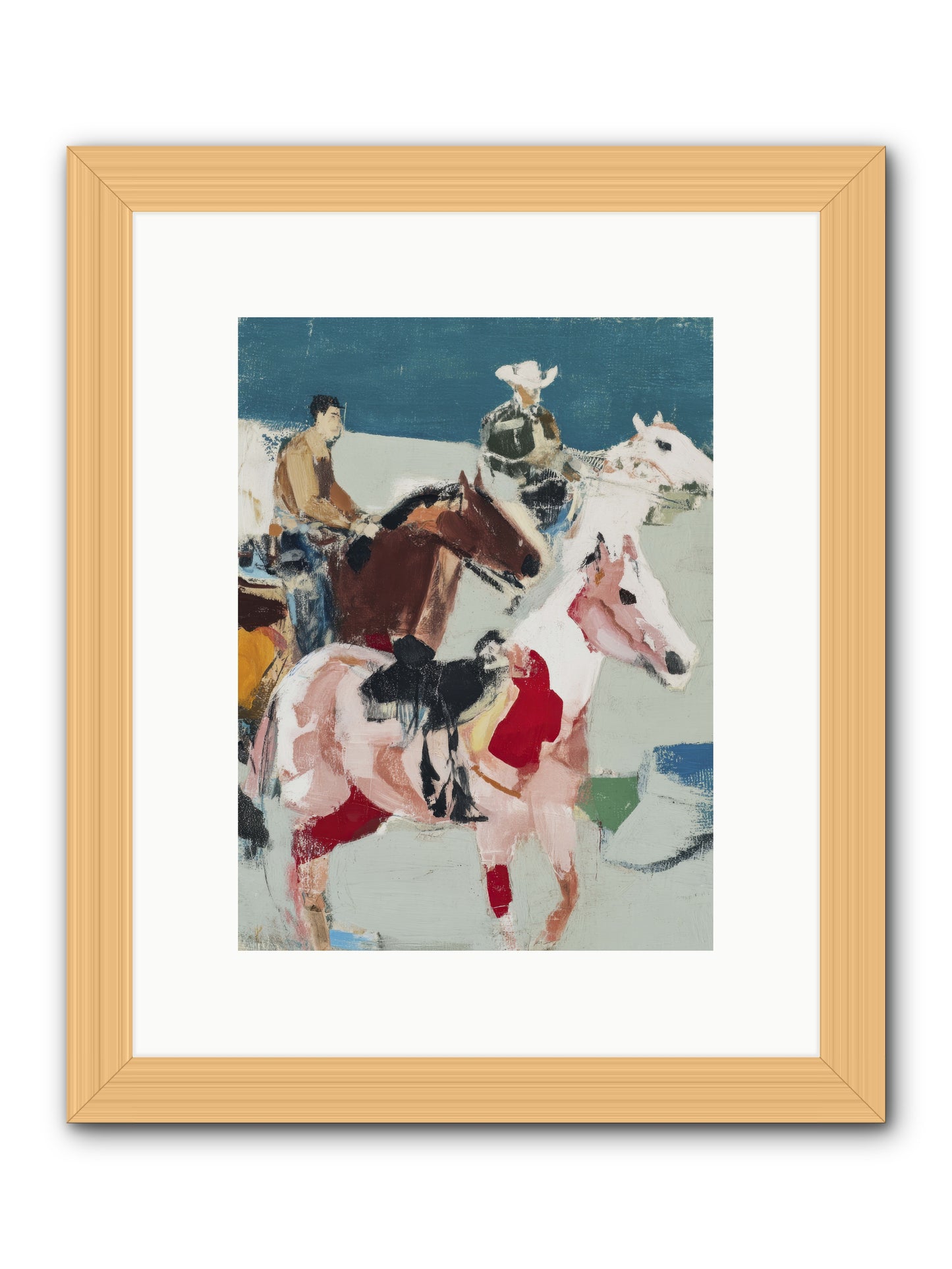 Rhythm Older Than Words -- Framed Print - Natural 9x12