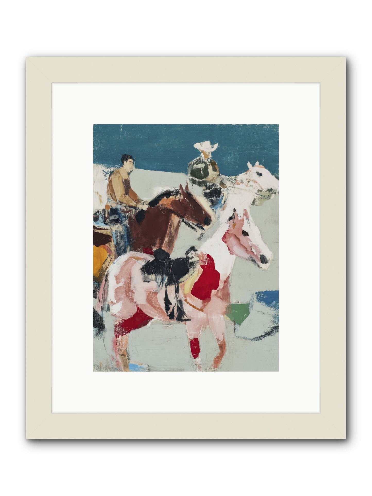 Rhythm Older Than Words -- Framed Print - White 9x12