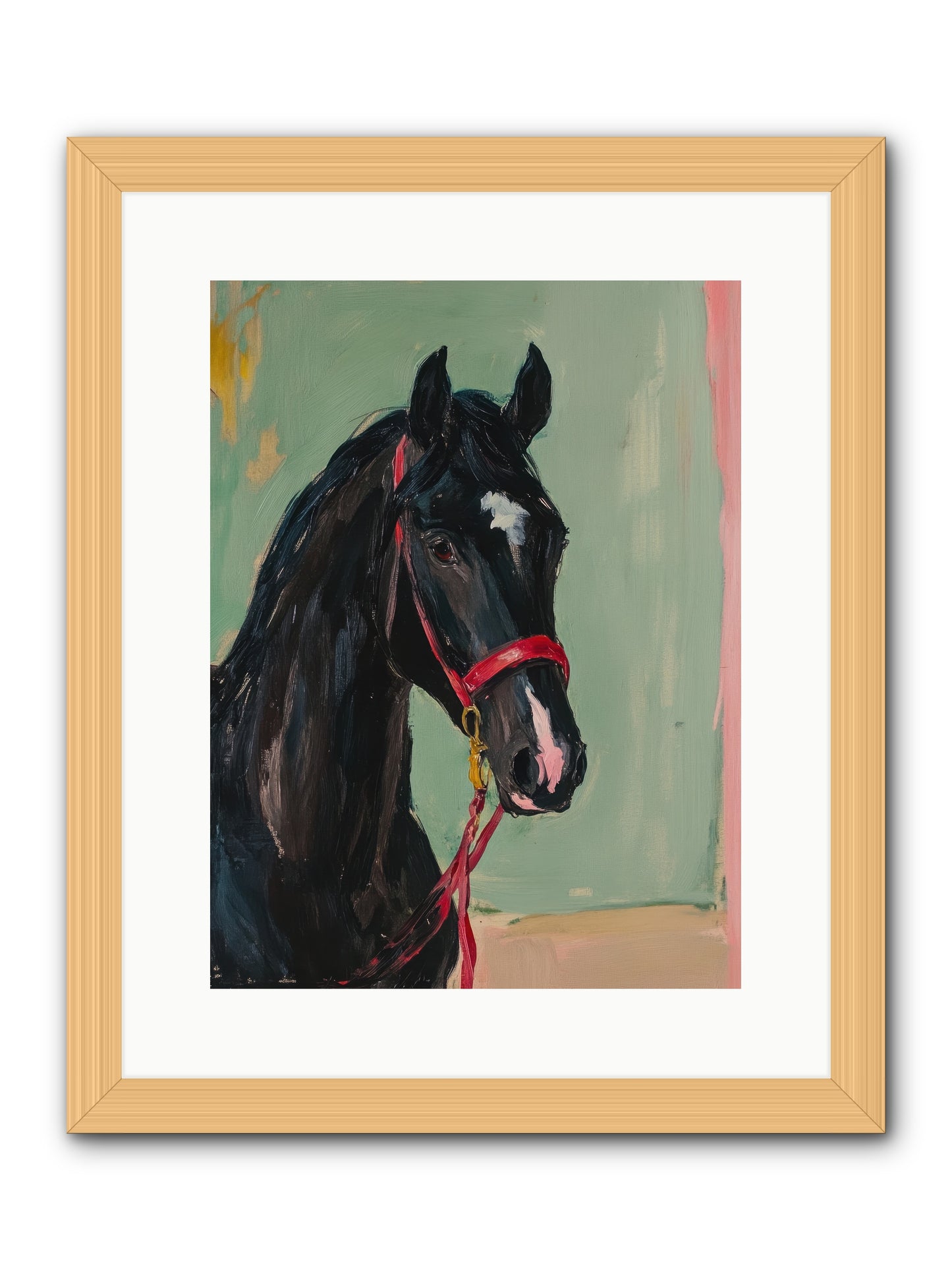Ribbon Dancer -- Framed Print - Natural 12x16