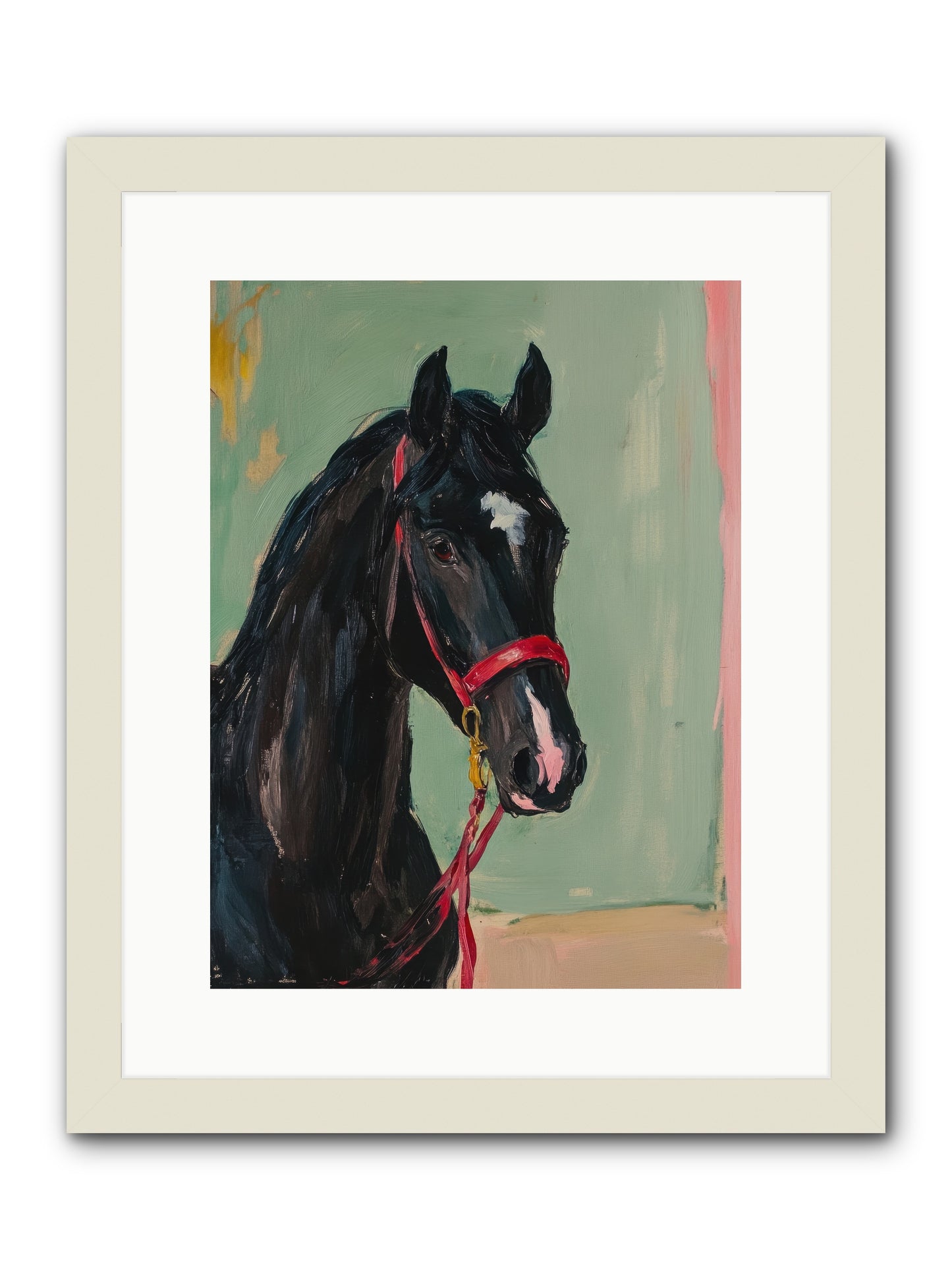 Ribbon Dancer -- Framed Print - White 12x16