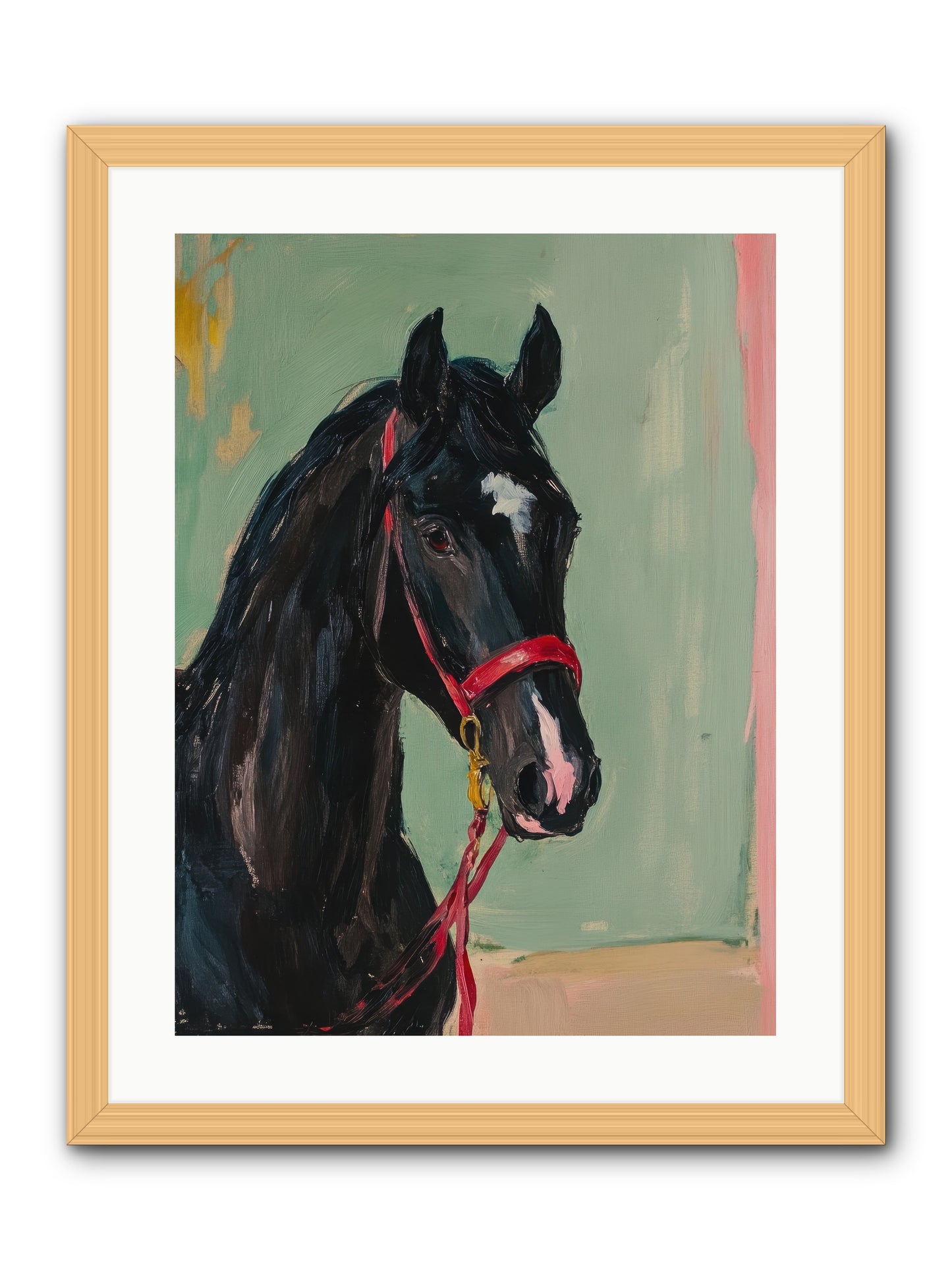 Ribbon Dancer -- Framed Print - Natural 18x24