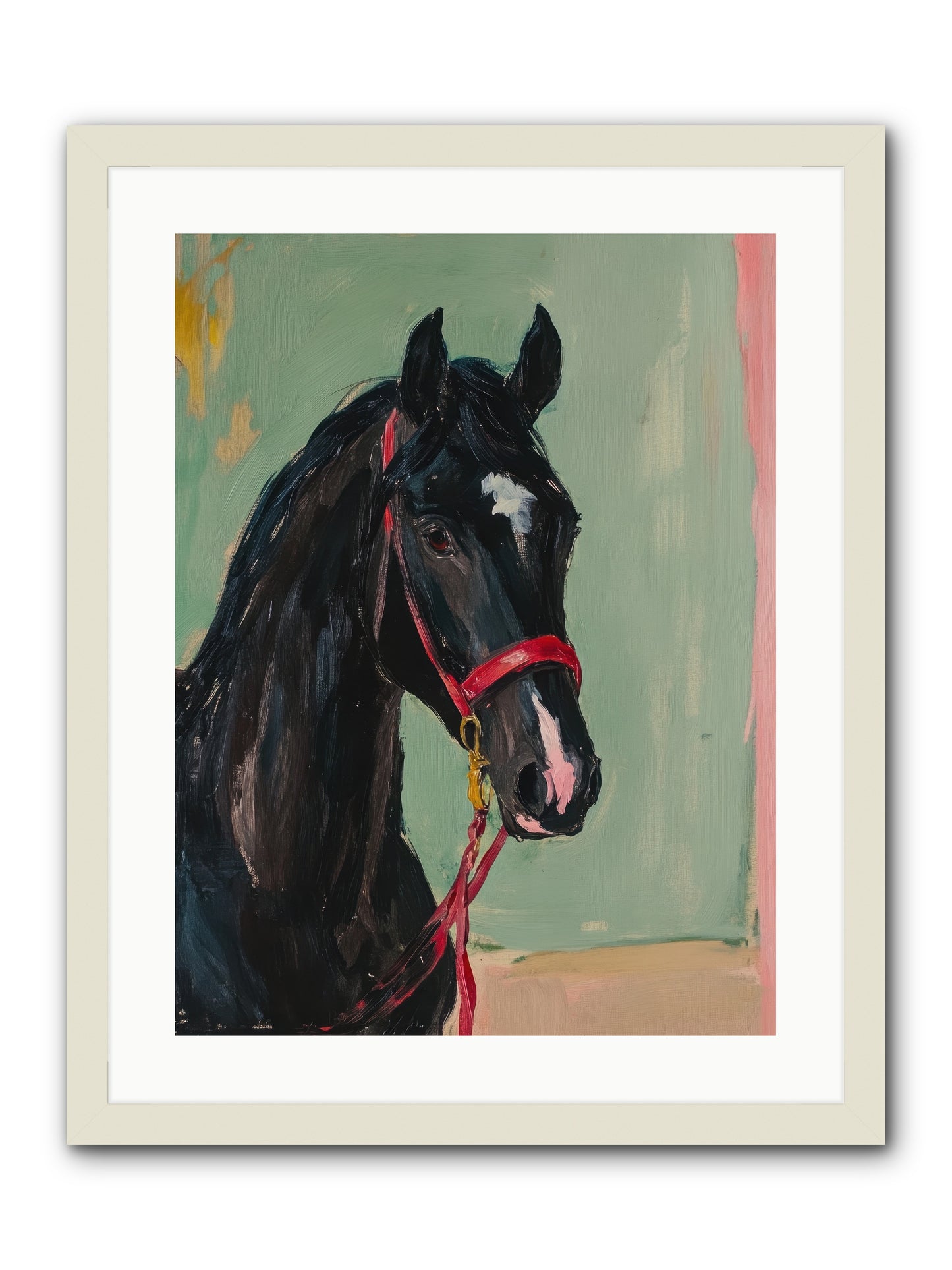 Ribbon Dancer -- Framed Print - White 18x24