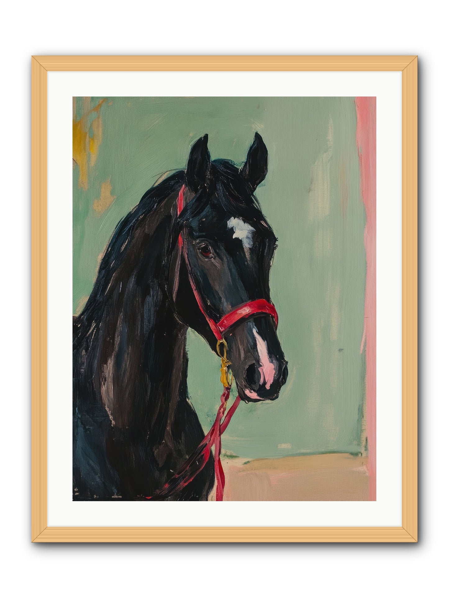 Ribbon Dancer -- Framed Print - Natural 24x32