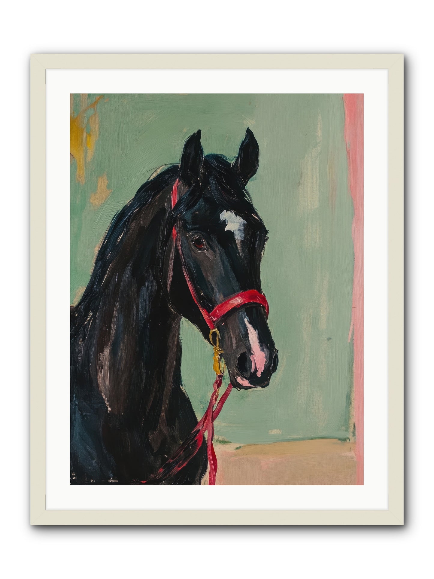 Ribbon Dancer -- Framed Print - White 24x32