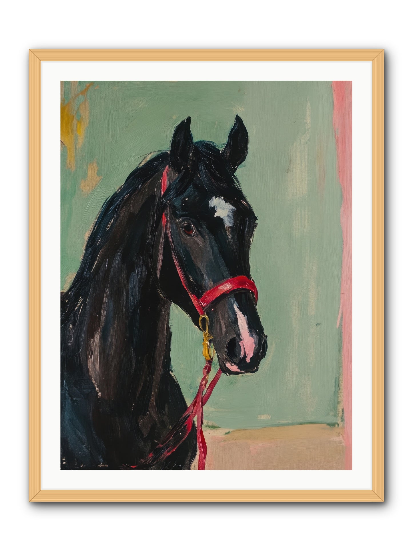 Ribbon Dancer -- Framed Print - Natural 30x40