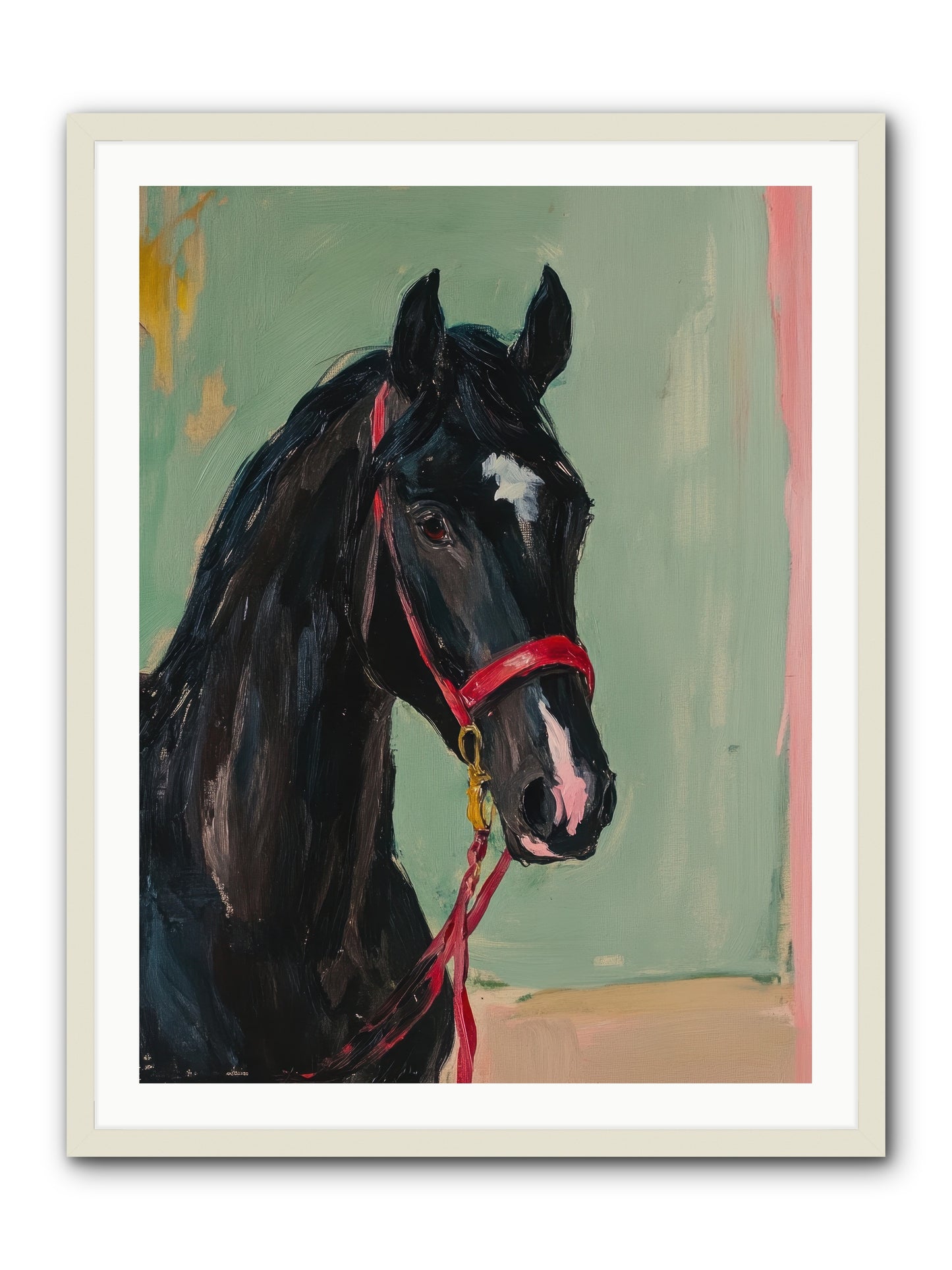 Ribbon Dancer -- Framed Print - White 30x40