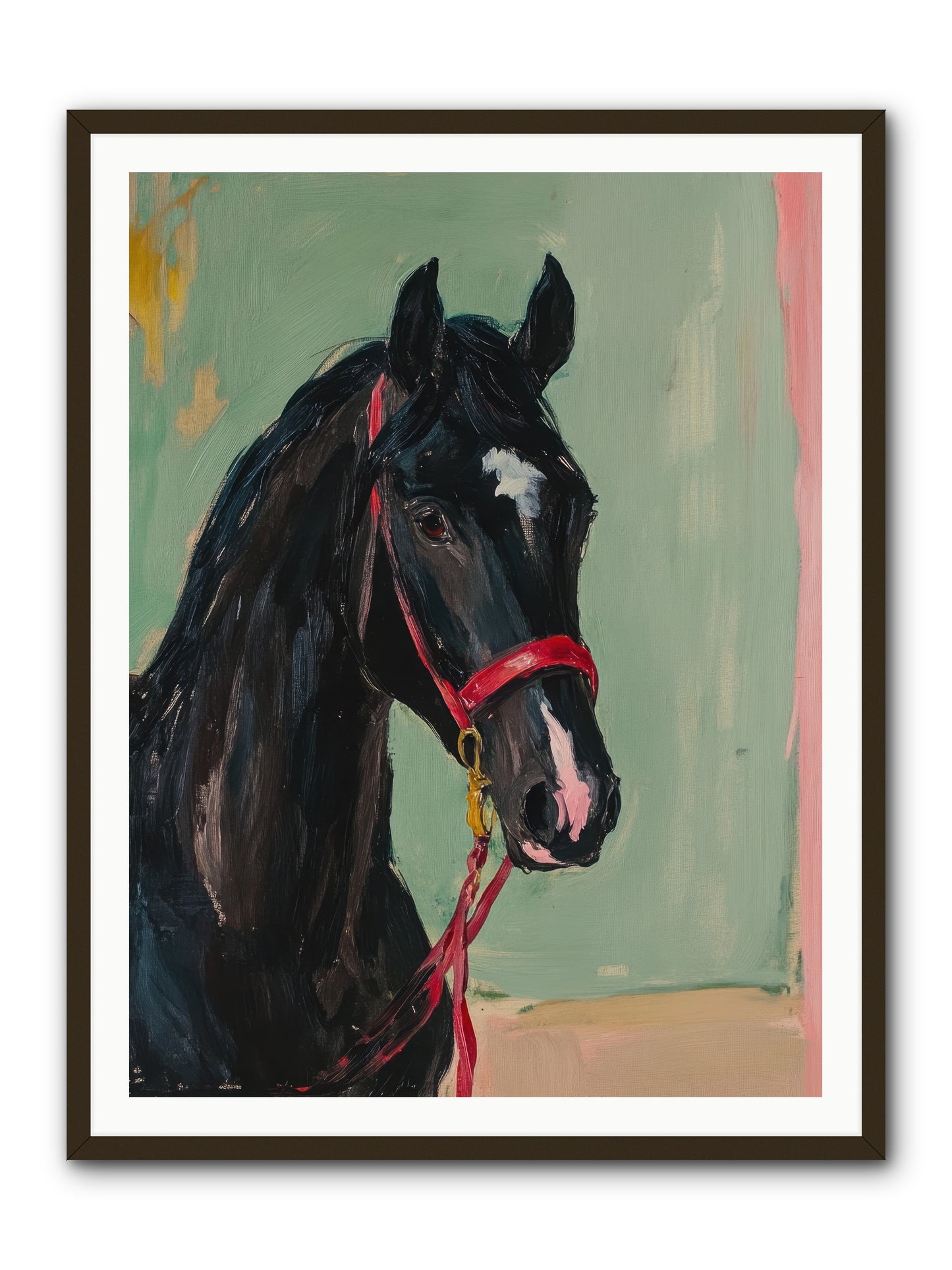 Ribbon Dancer -- Framed Print - Black 36x48