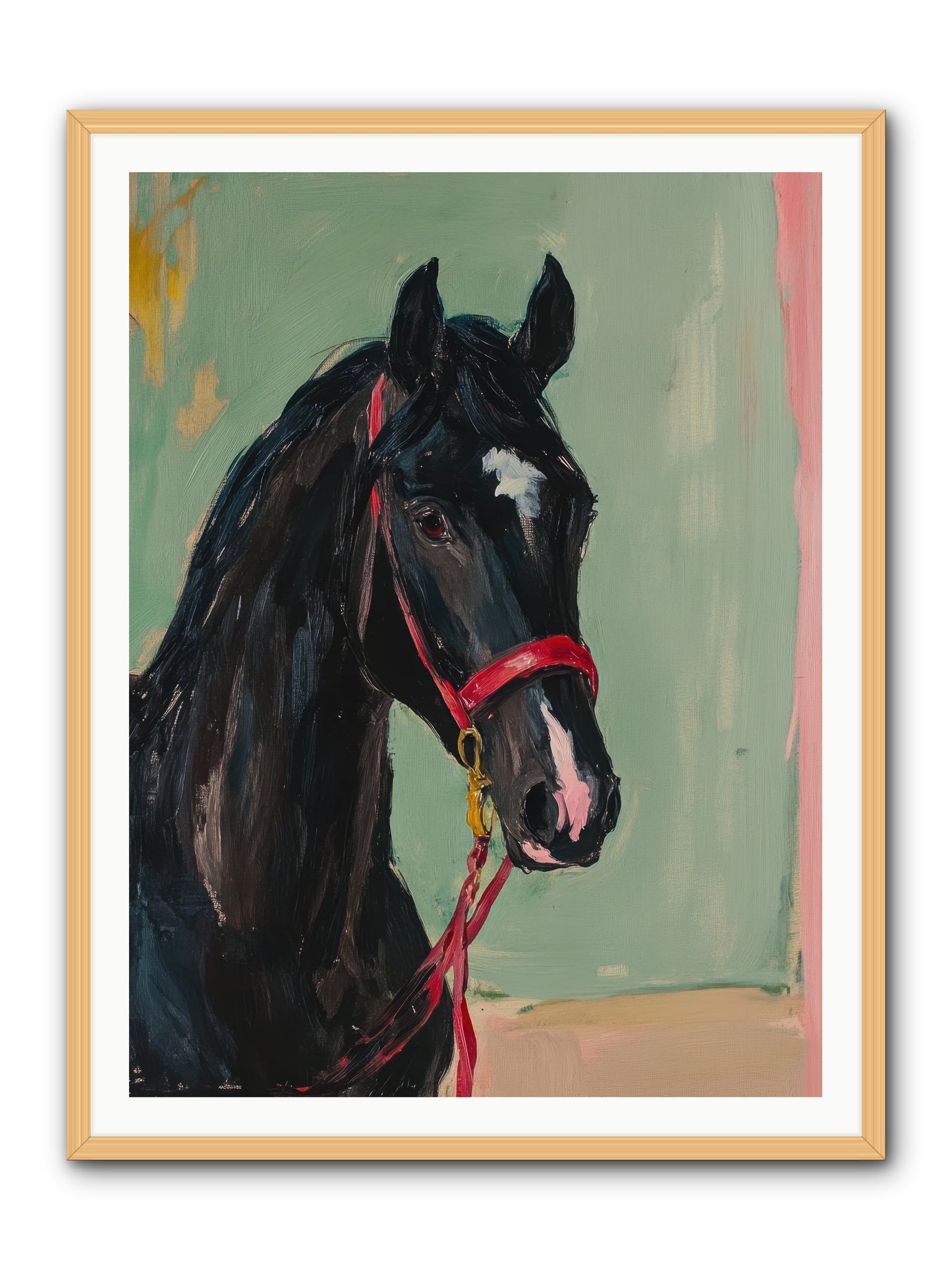 Ribbon Dancer -- Framed Print - Natural 36x48