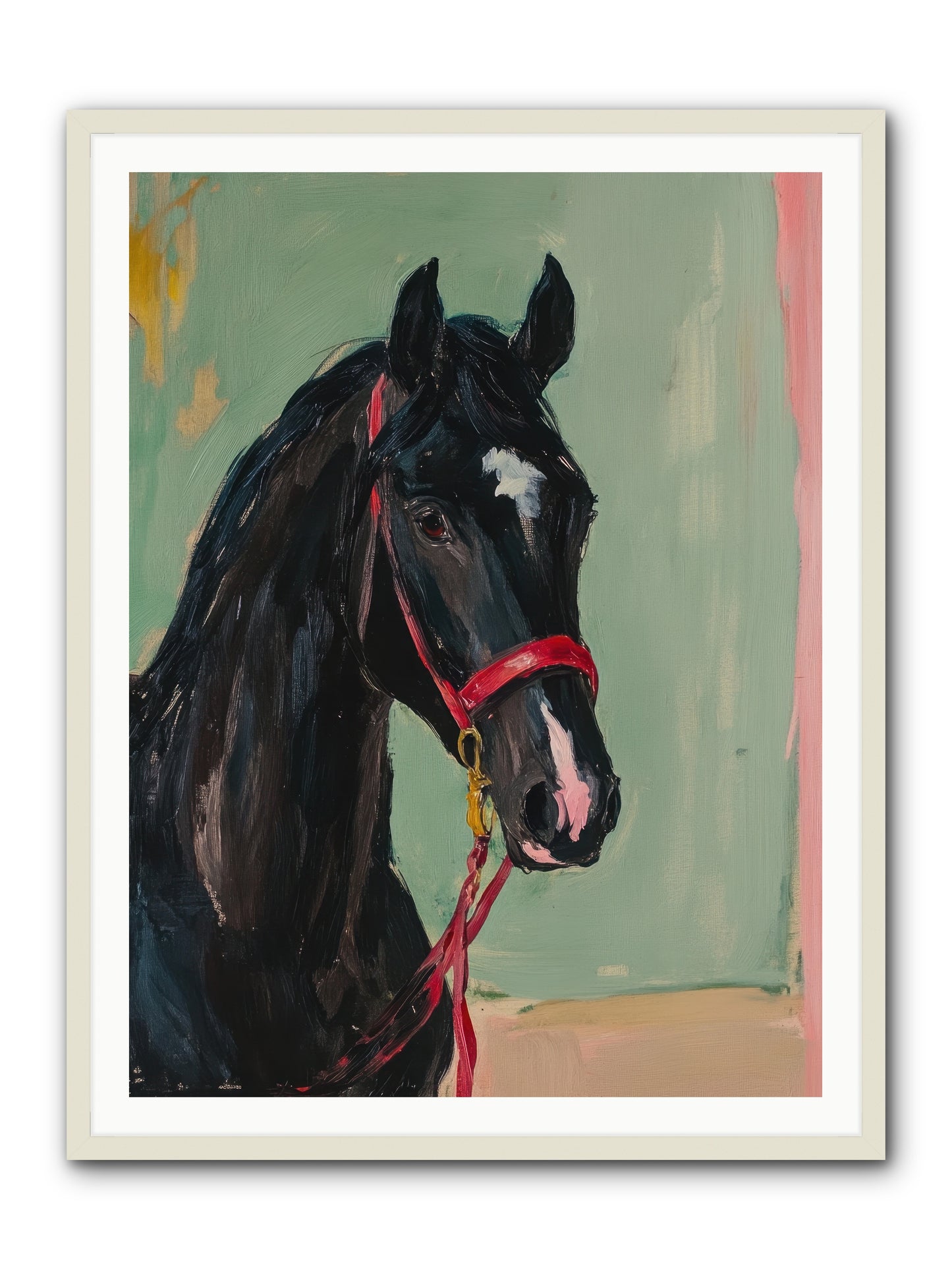 Ribbon Dancer -- Framed Print - White 36x48