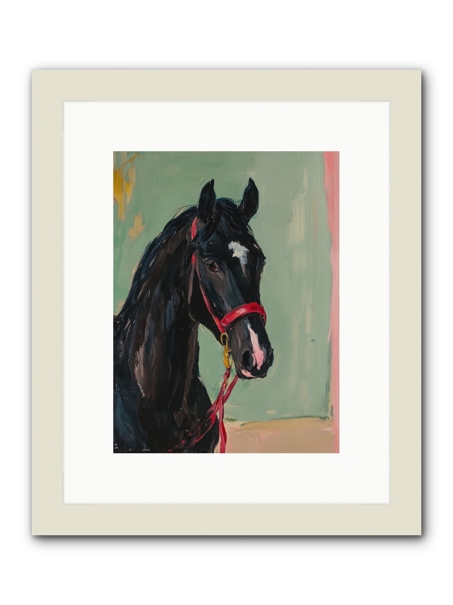 Ribbon Dancer -- Framed Print - White 9x12