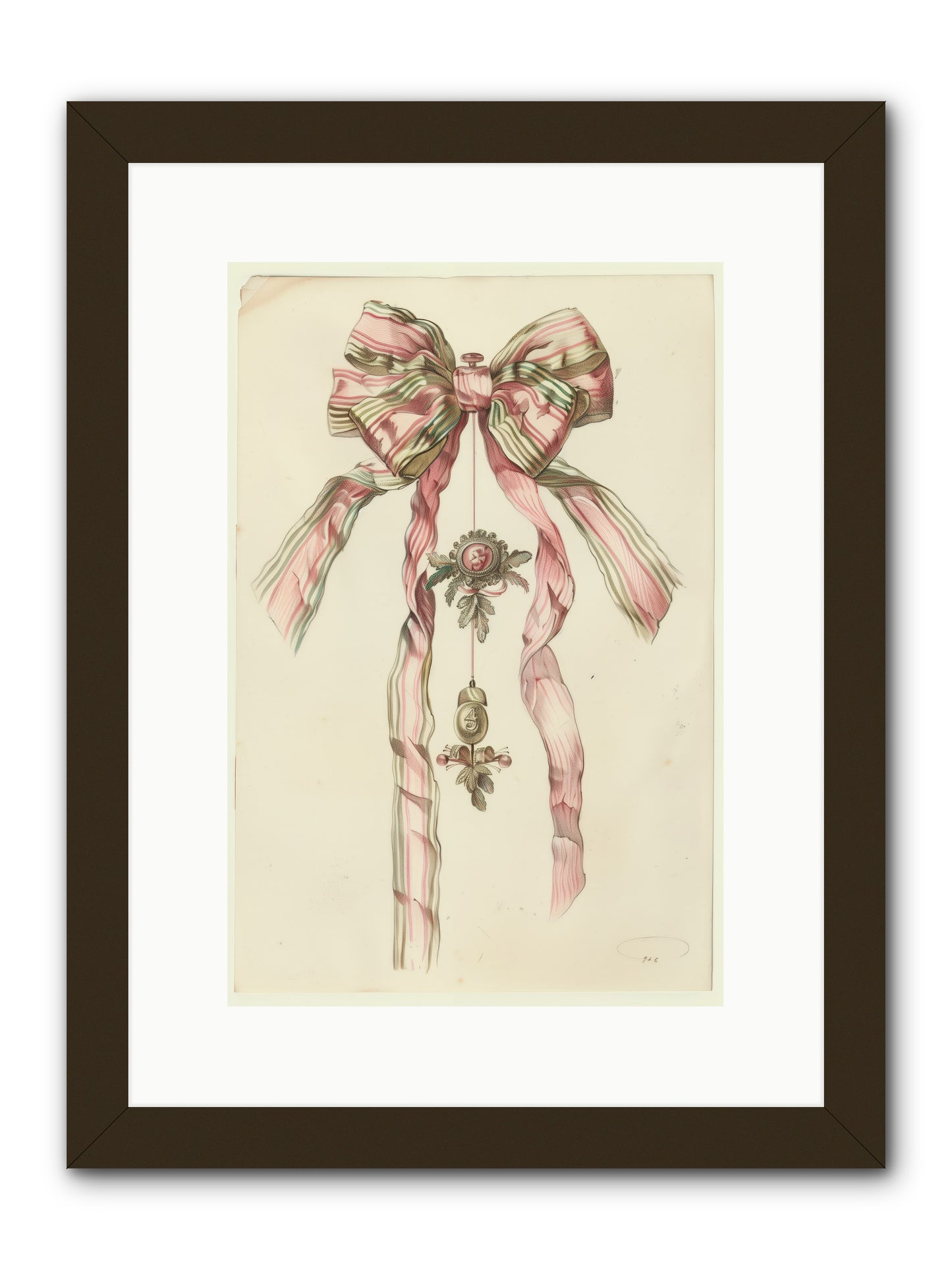 Ribbon Rendezvous -- Framed Print - Black 10x15