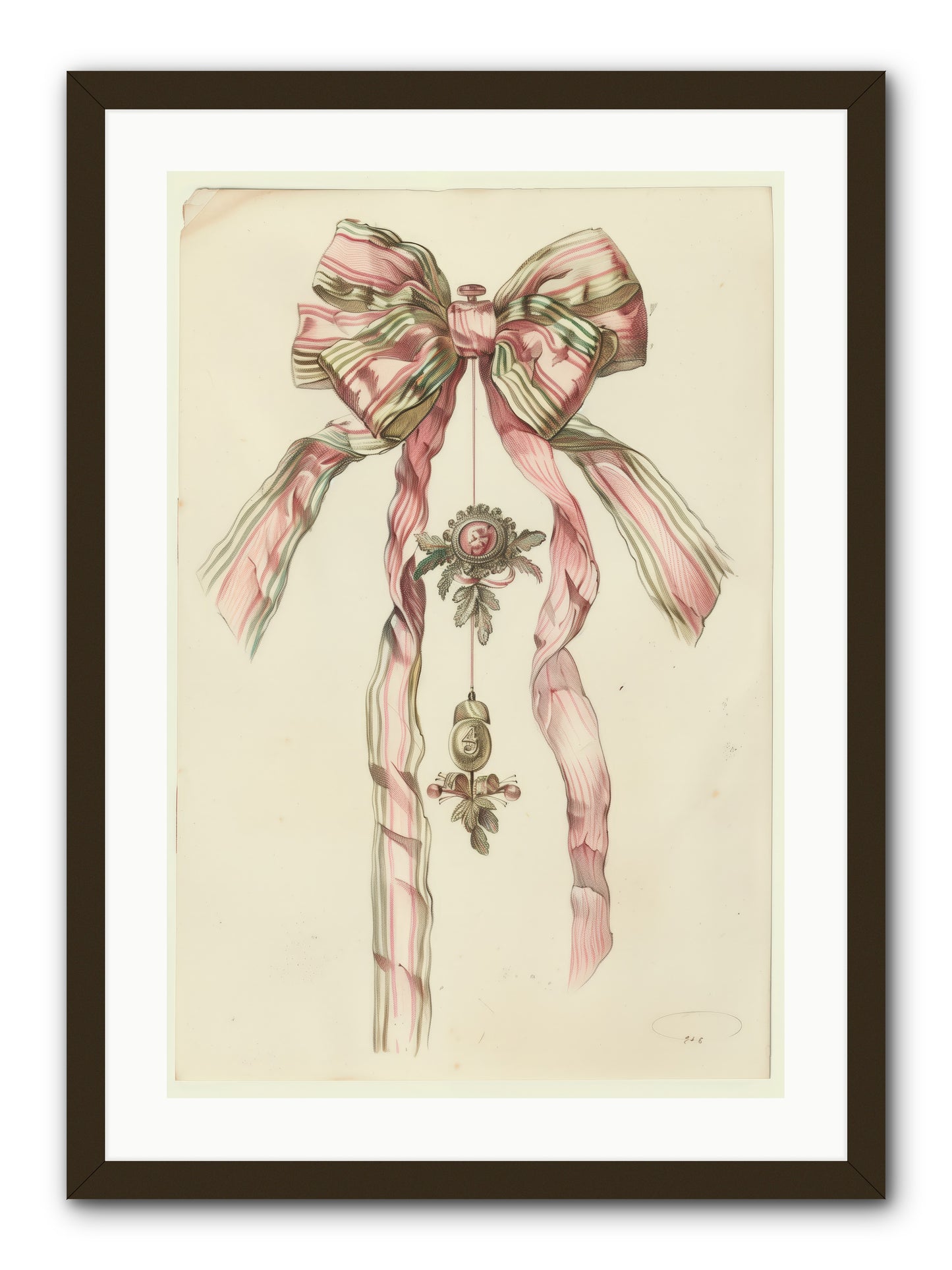 Ribbon Rendezvous -- Framed Print - Black 20x30
