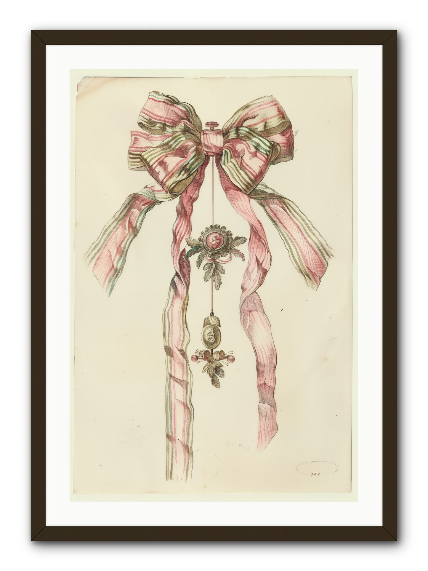 Ribbon Rendezvous -- Framed Print - Black 24x36