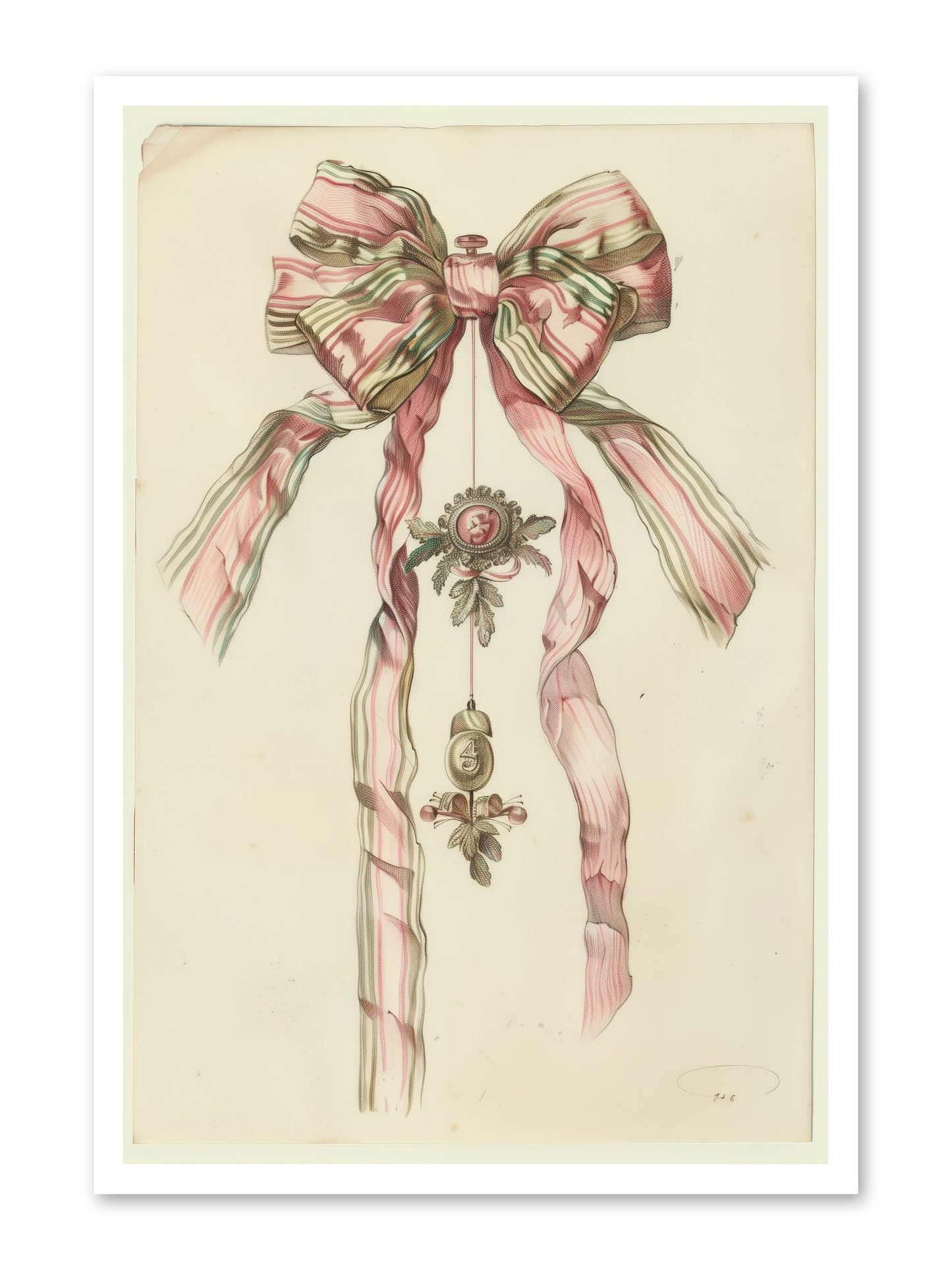 Ribbon Rendezvous -- Loose Canvas Print 24x36
