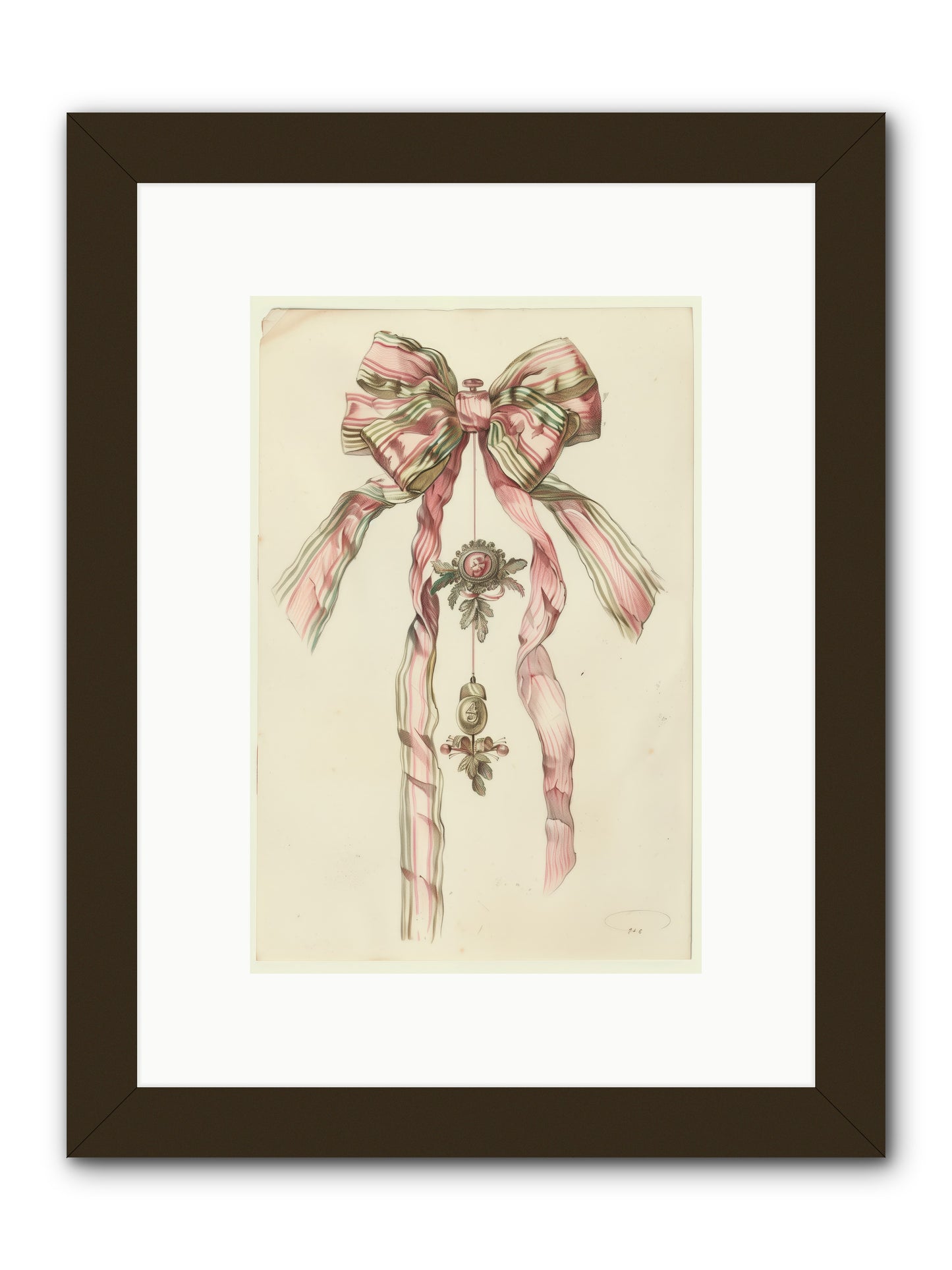 Ribbon Rendezvous -- Framed Print - Black 8x12