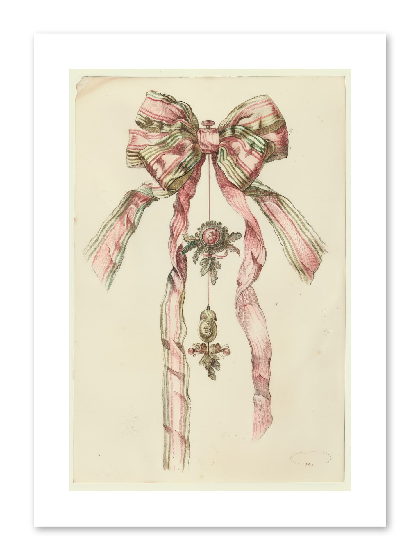 Ribbon Rendezvous -- Loose Canvas Print 8x12