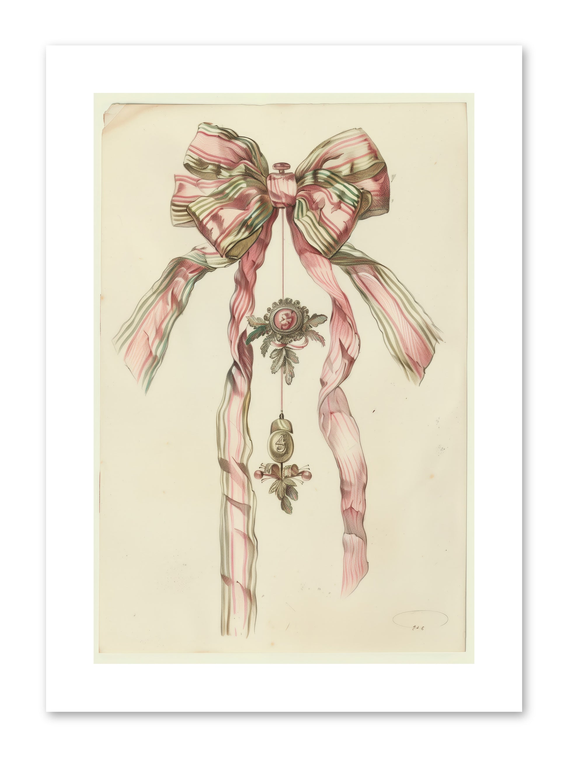 Ribbon Rendezvous -- Paper Print 8x12