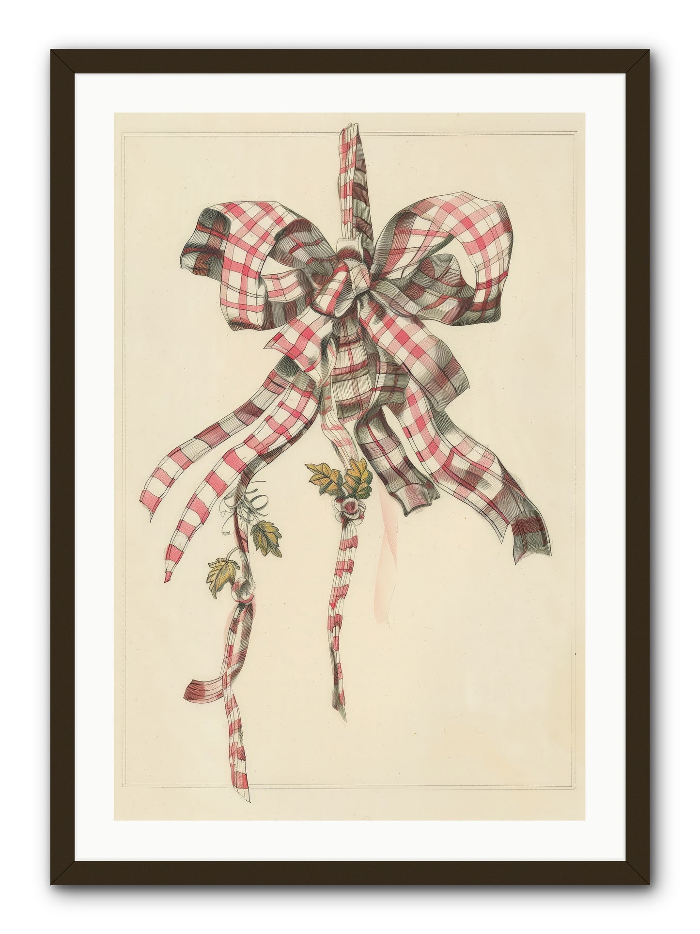 Ribbon Reverie -- Framed Print - Black 24x36