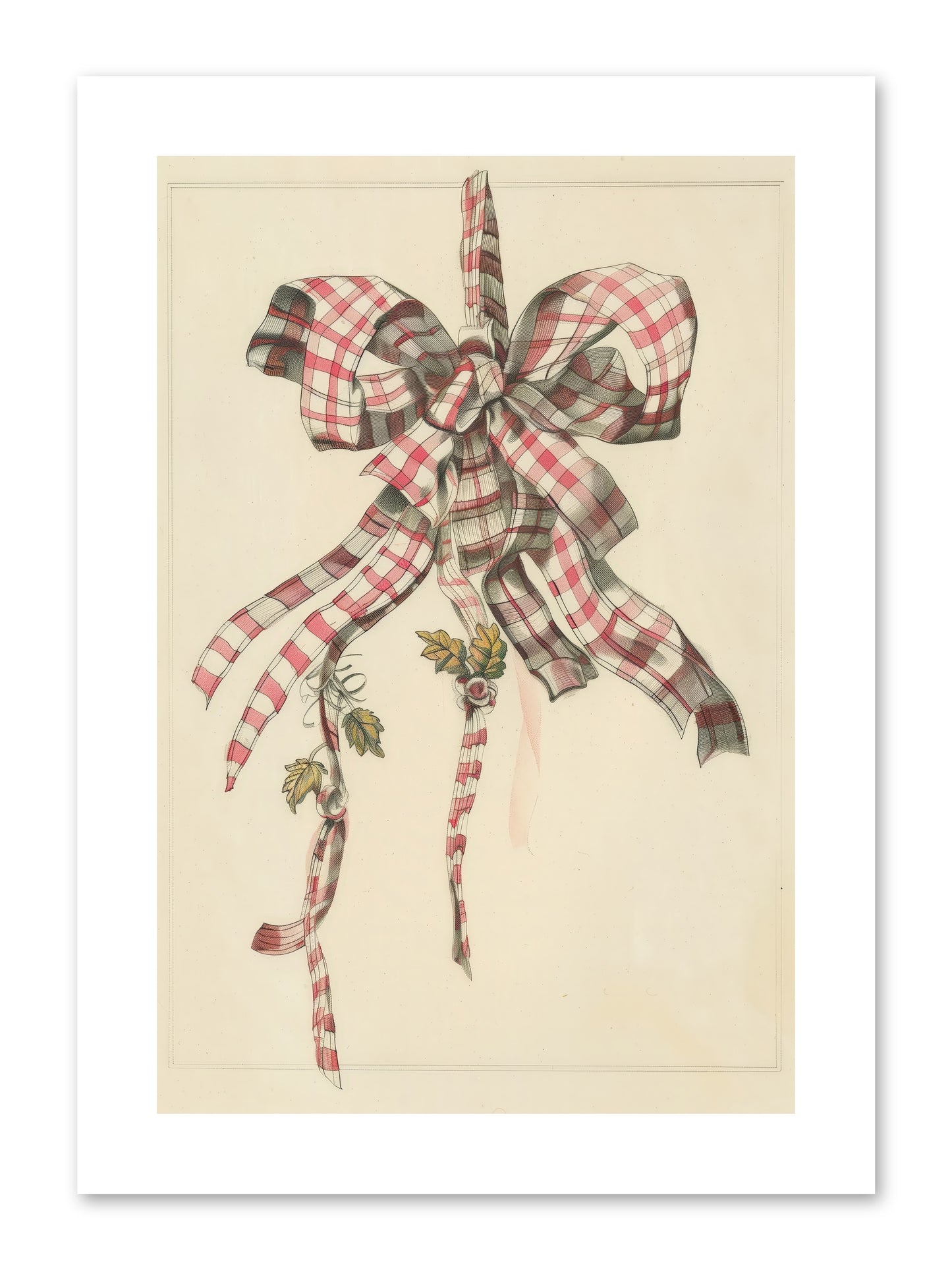 Ribbon Reverie -- Paper Print 8x12