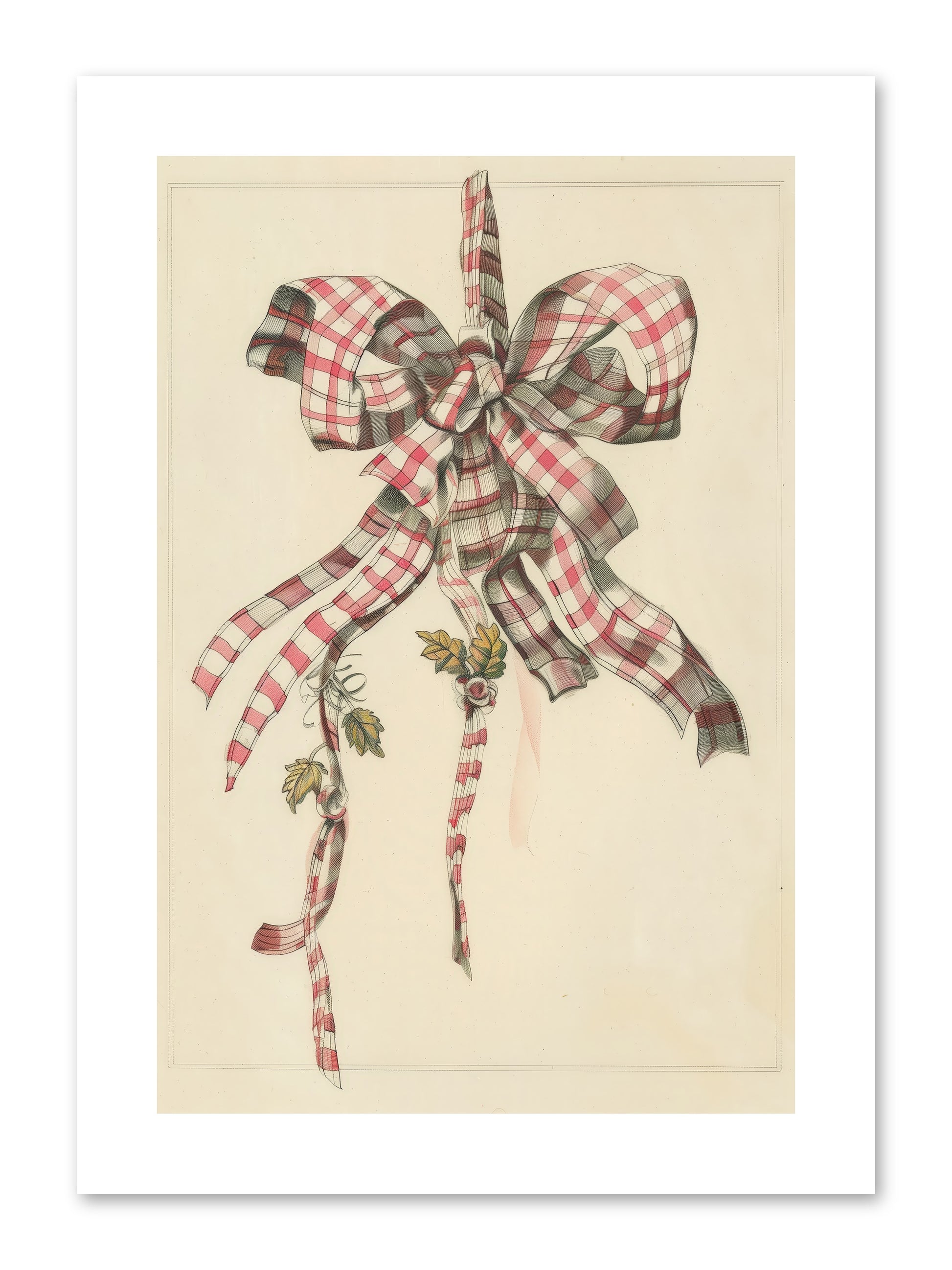 Ribbon Reverie -- Paper Print 8x12