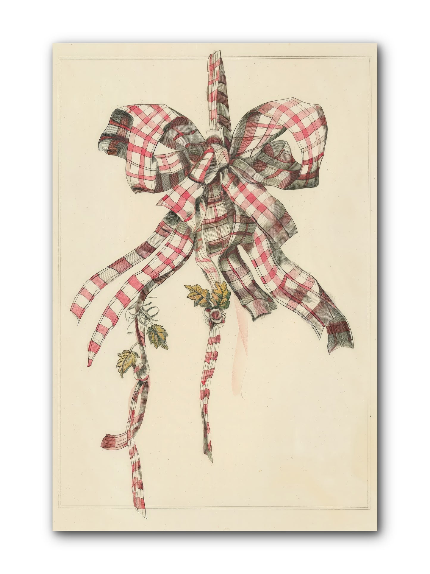 Ribbon Reverie -- Wrapped Canvas 8x12