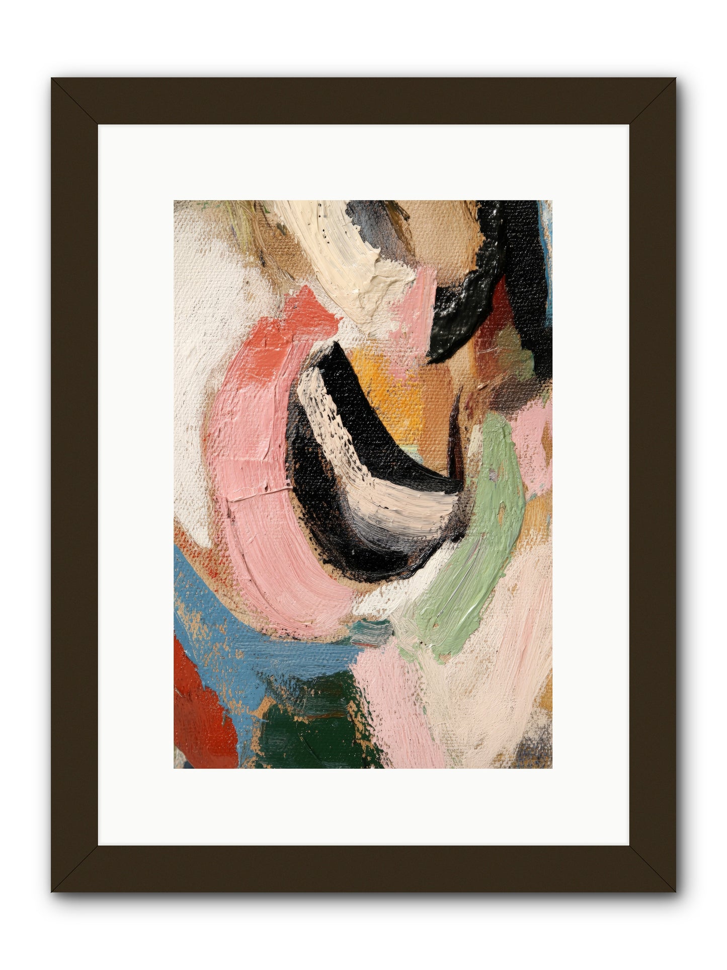 Ribbon Soirée -- Framed Print - Black 10x15