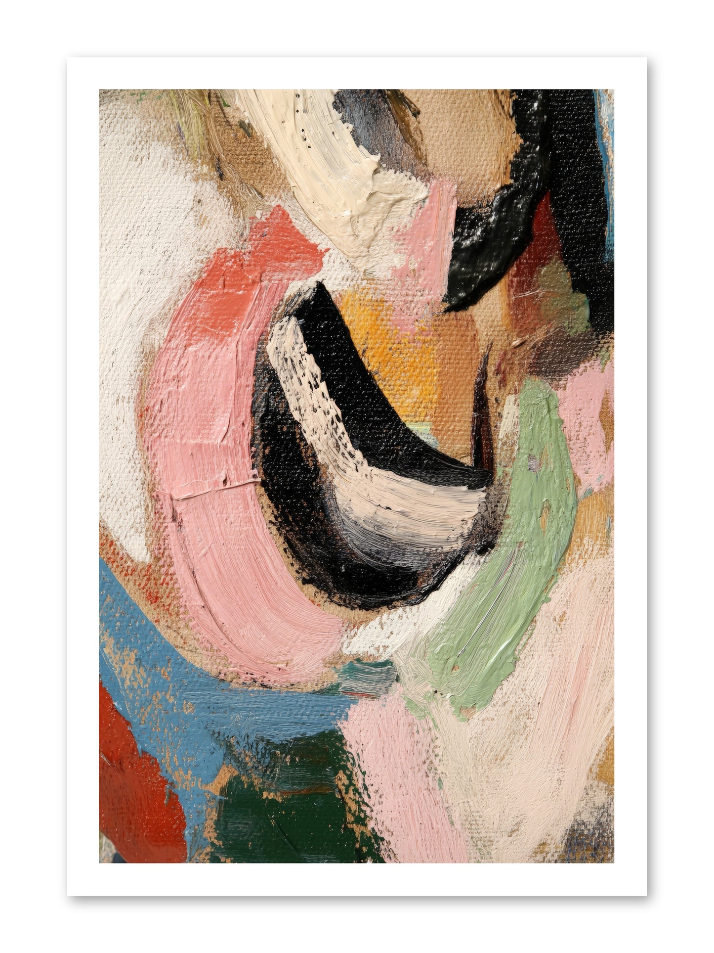 Ribbon Soirée -- Loose Canvas Print 16x24