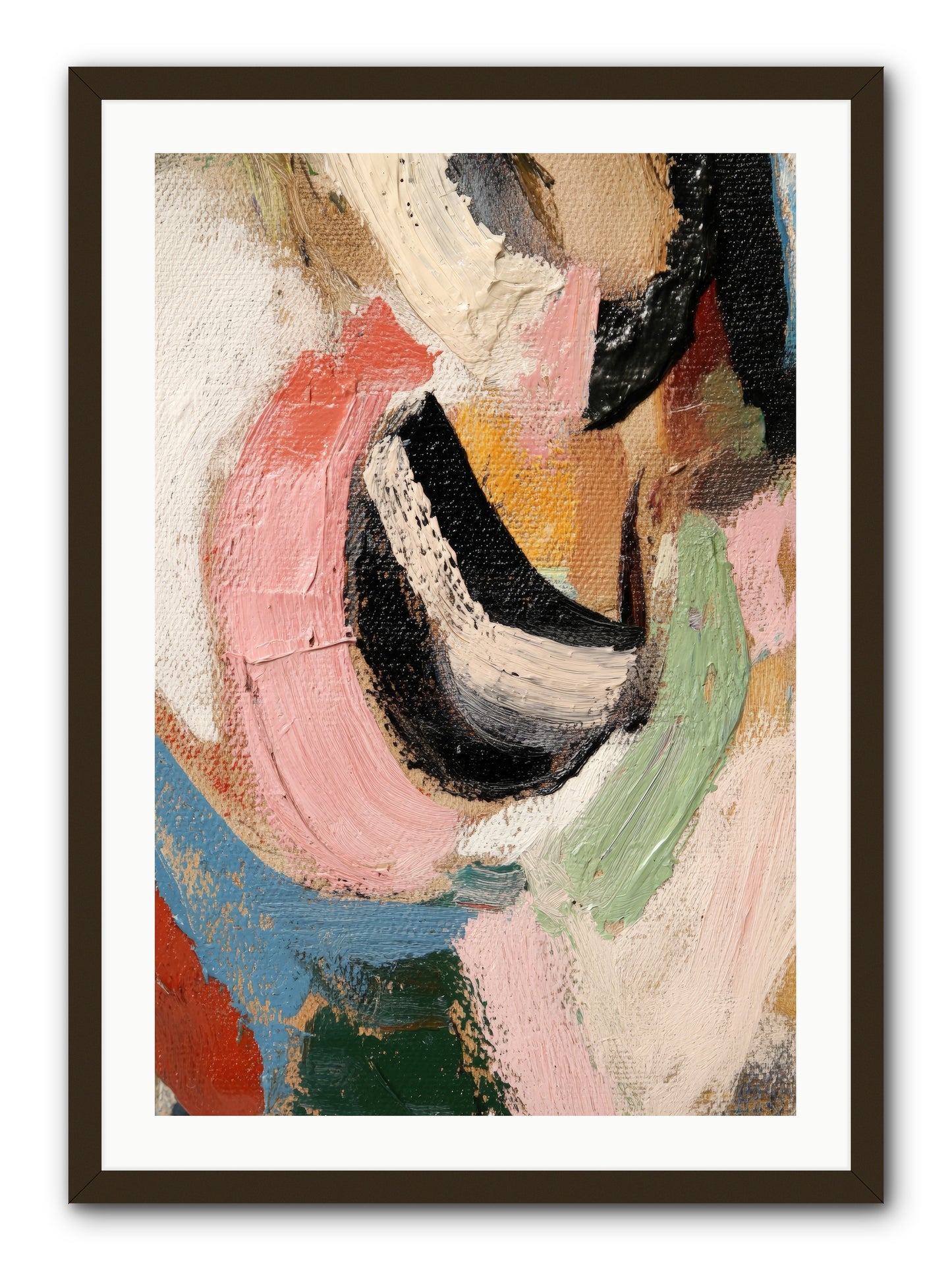 Ribbon Soirée -- Framed Print - Black 24x36