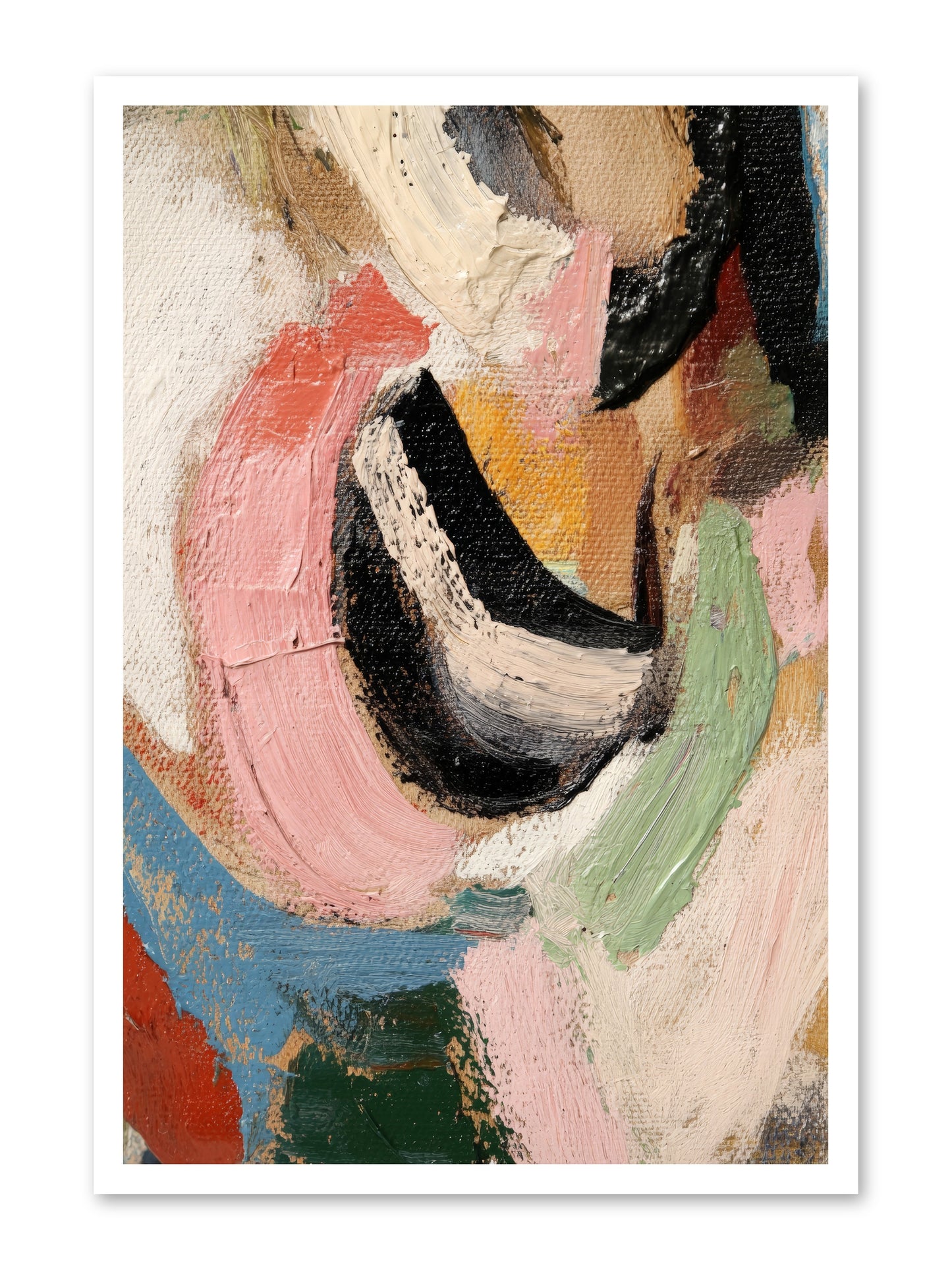 Ribbon Soirée -- Loose Canvas Print 24x36