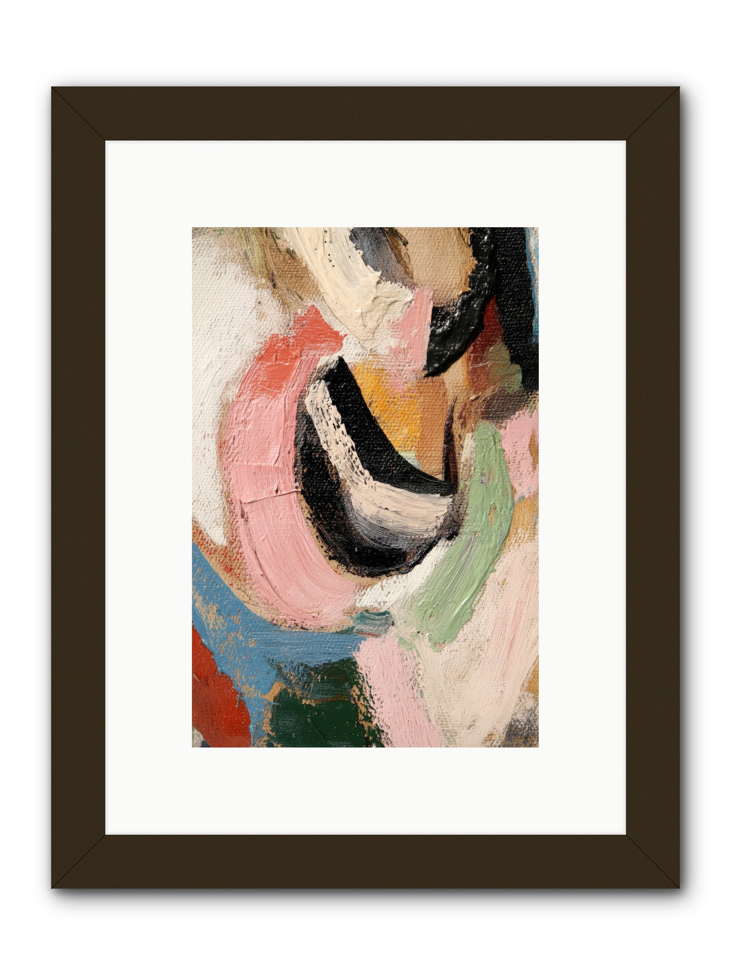 Ribbon Soirée -- Framed Print - Black 8x12
