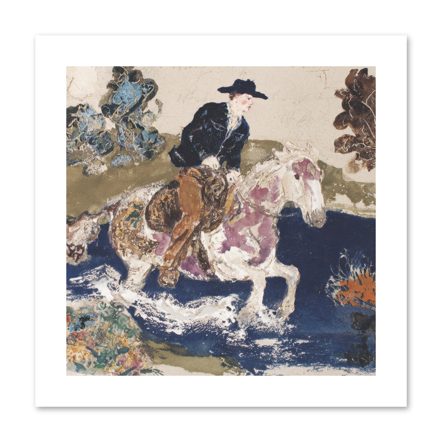 Ribbon Through the Wild -- Paper Print 10x10
