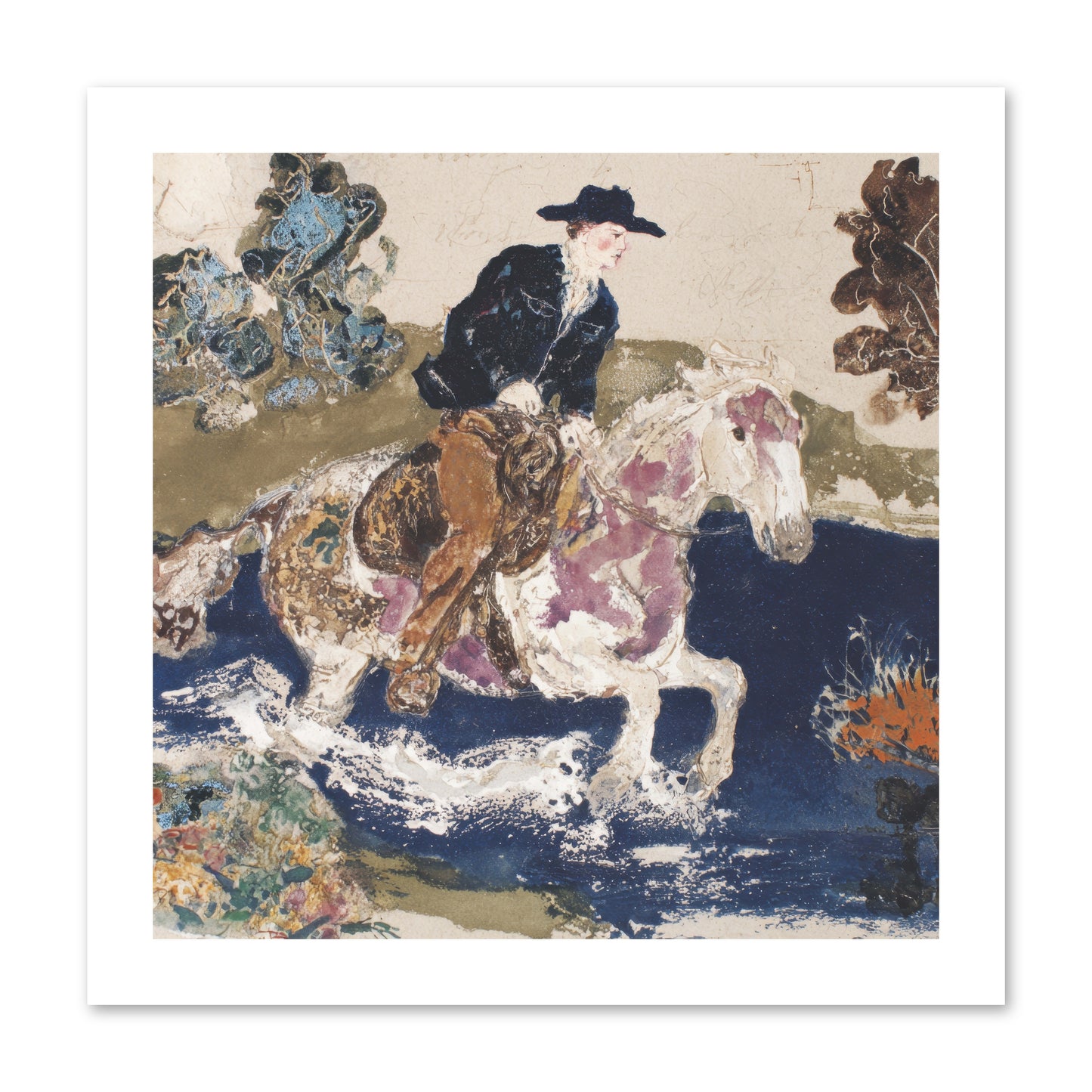 Ribbon Through the Wild -- Paper Print 12x12