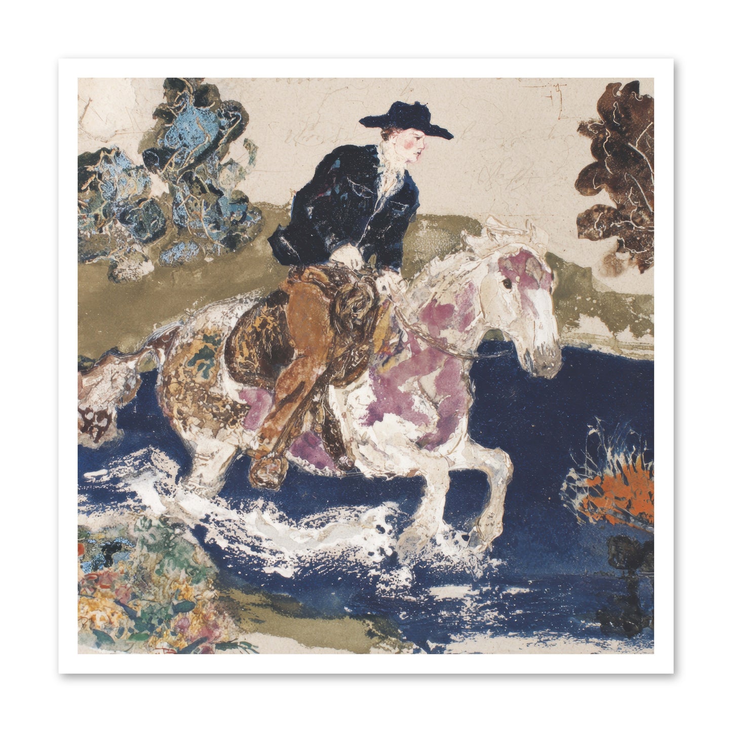 Ribbon Through the Wild -- Paper Print 30x30