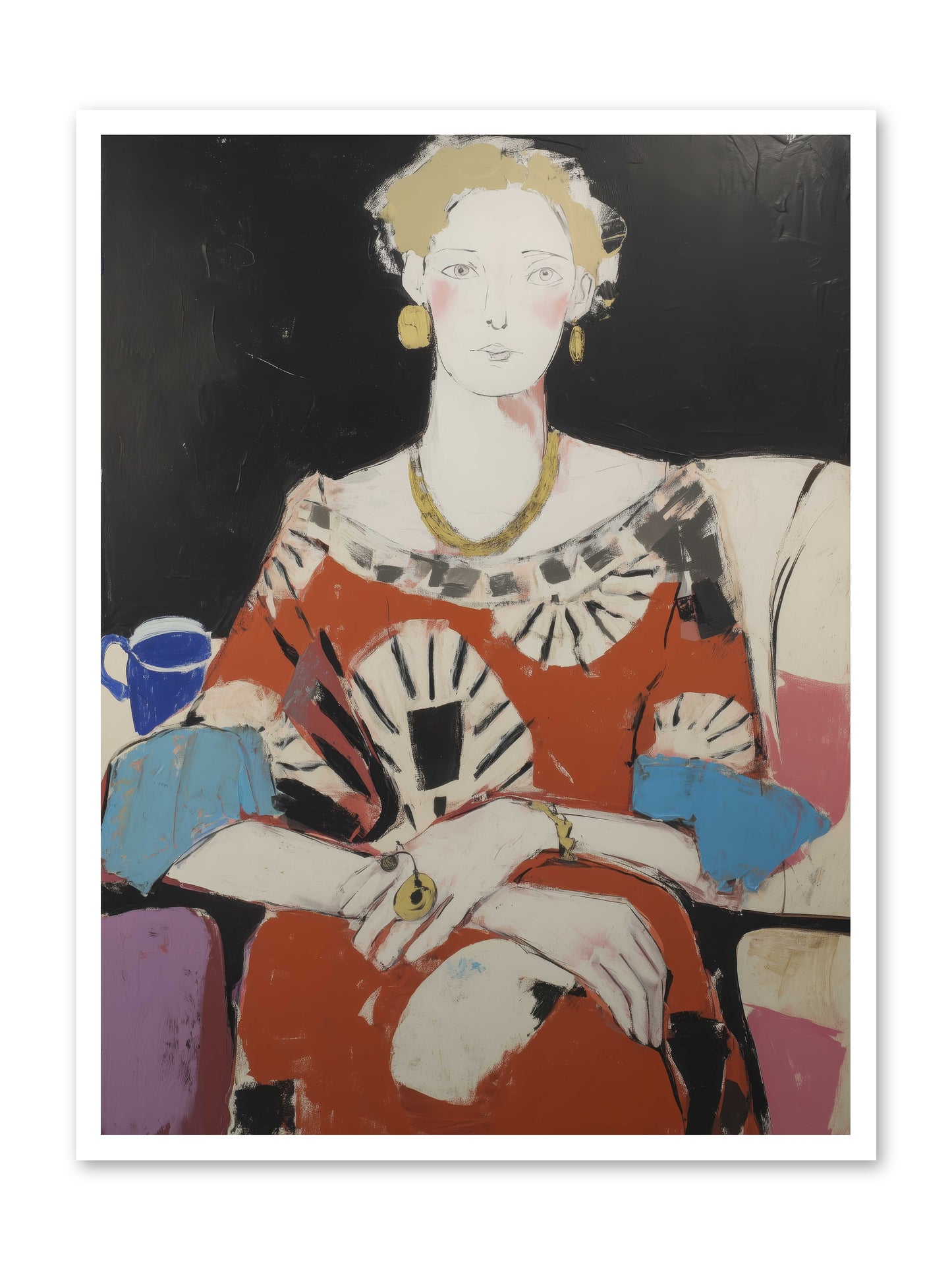 Riddle In Silk -- Paper Print 30x40