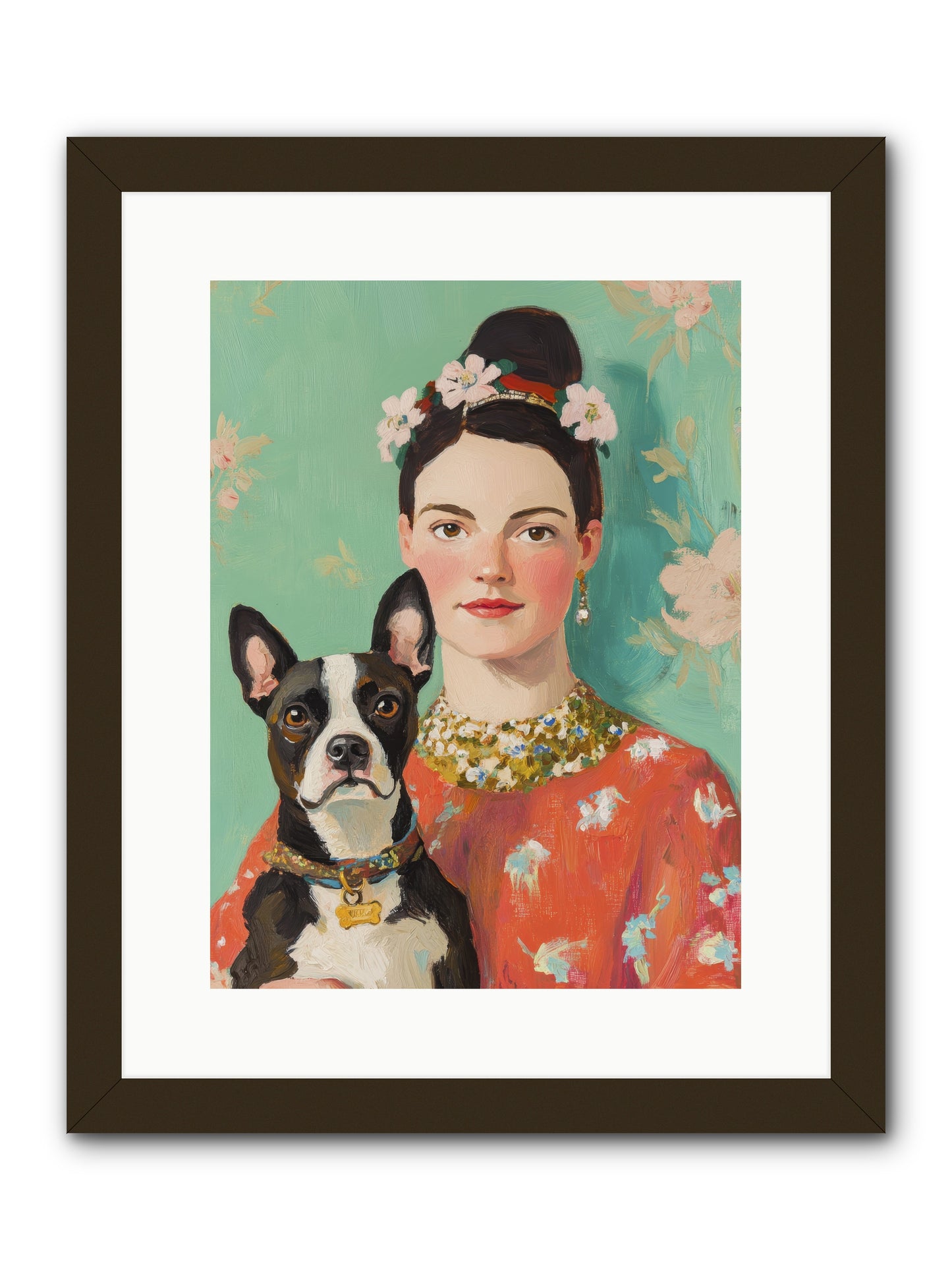 Riddle Me This Love -- Framed Print - Black 12x16