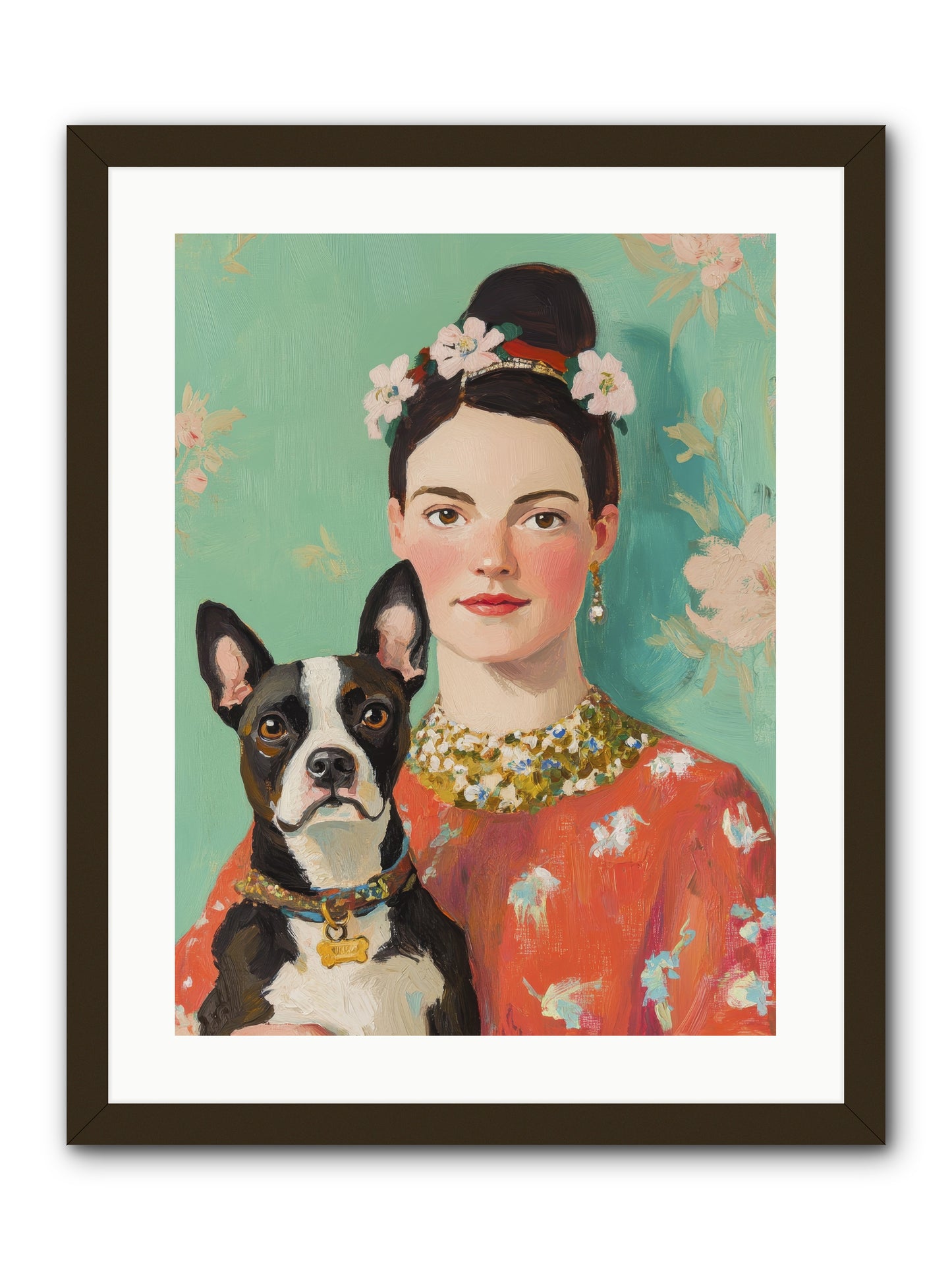 Riddle Me This Love -- Framed Print - Black 18x24