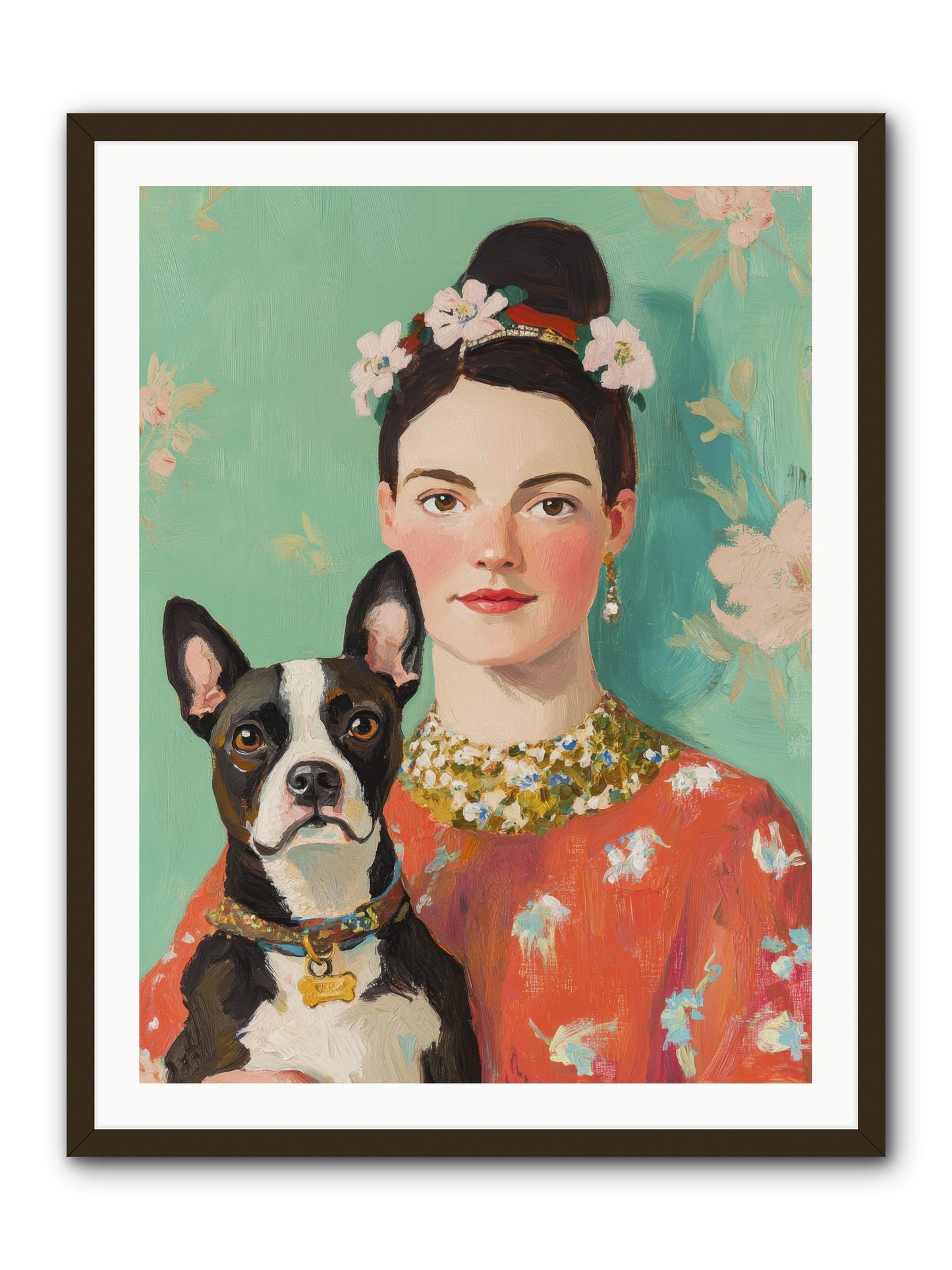 Riddle Me This Love -- Framed Print - Black 30x40