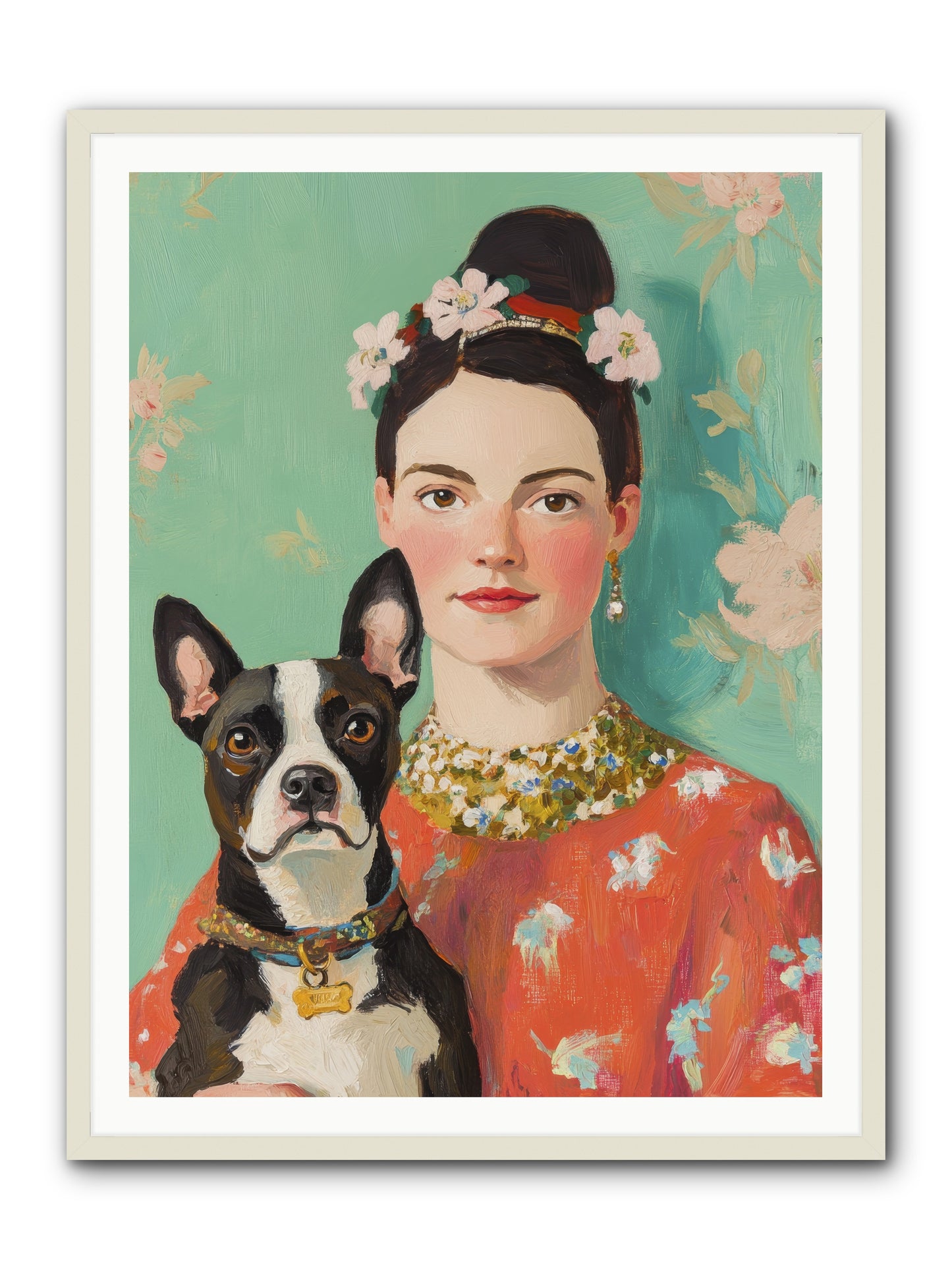 Riddle Me This Love -- Framed Print - White 36x48